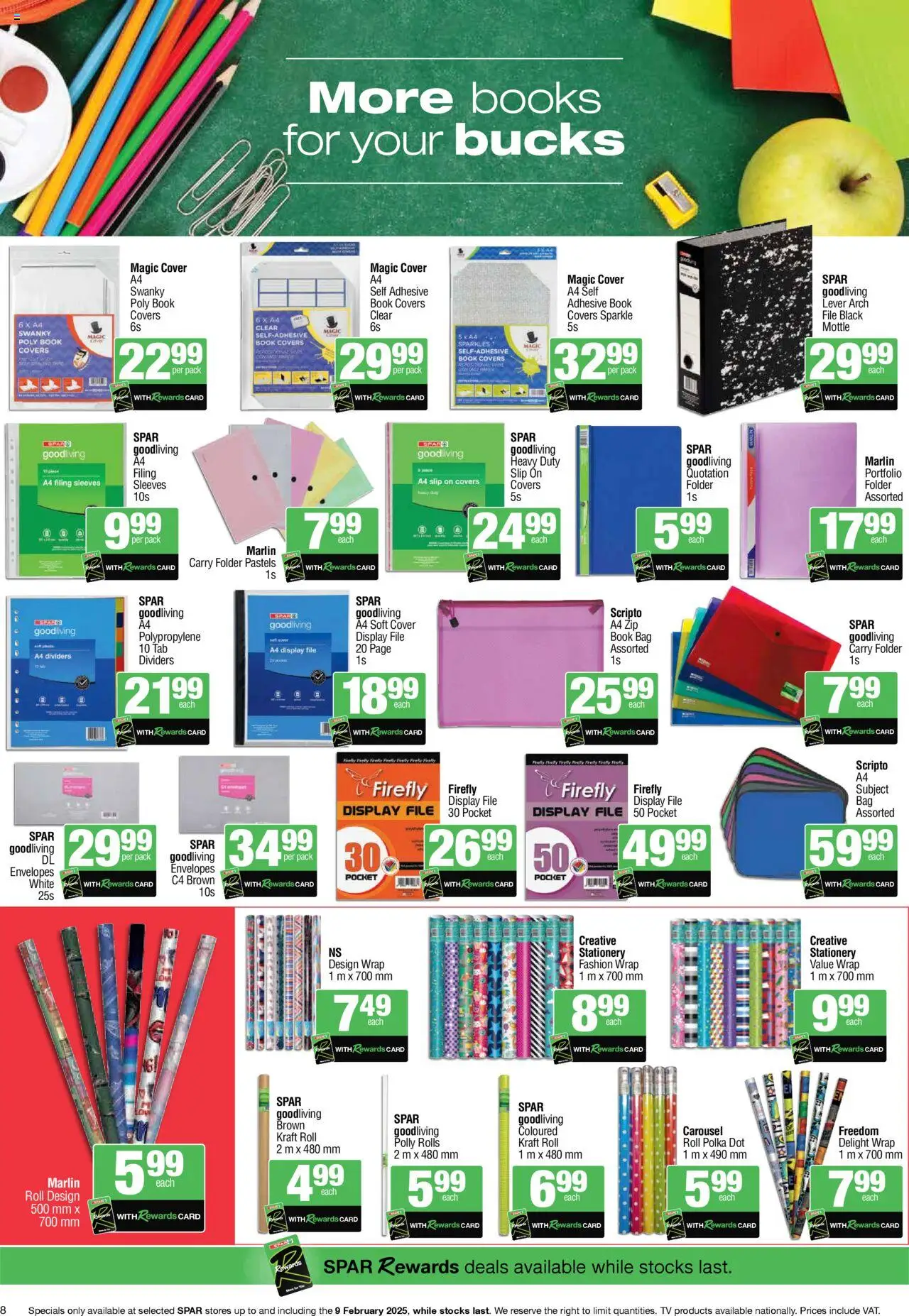 Spar Back to School from 18/11/2024 - 09/02/2025/2025 > Promotions - page 8