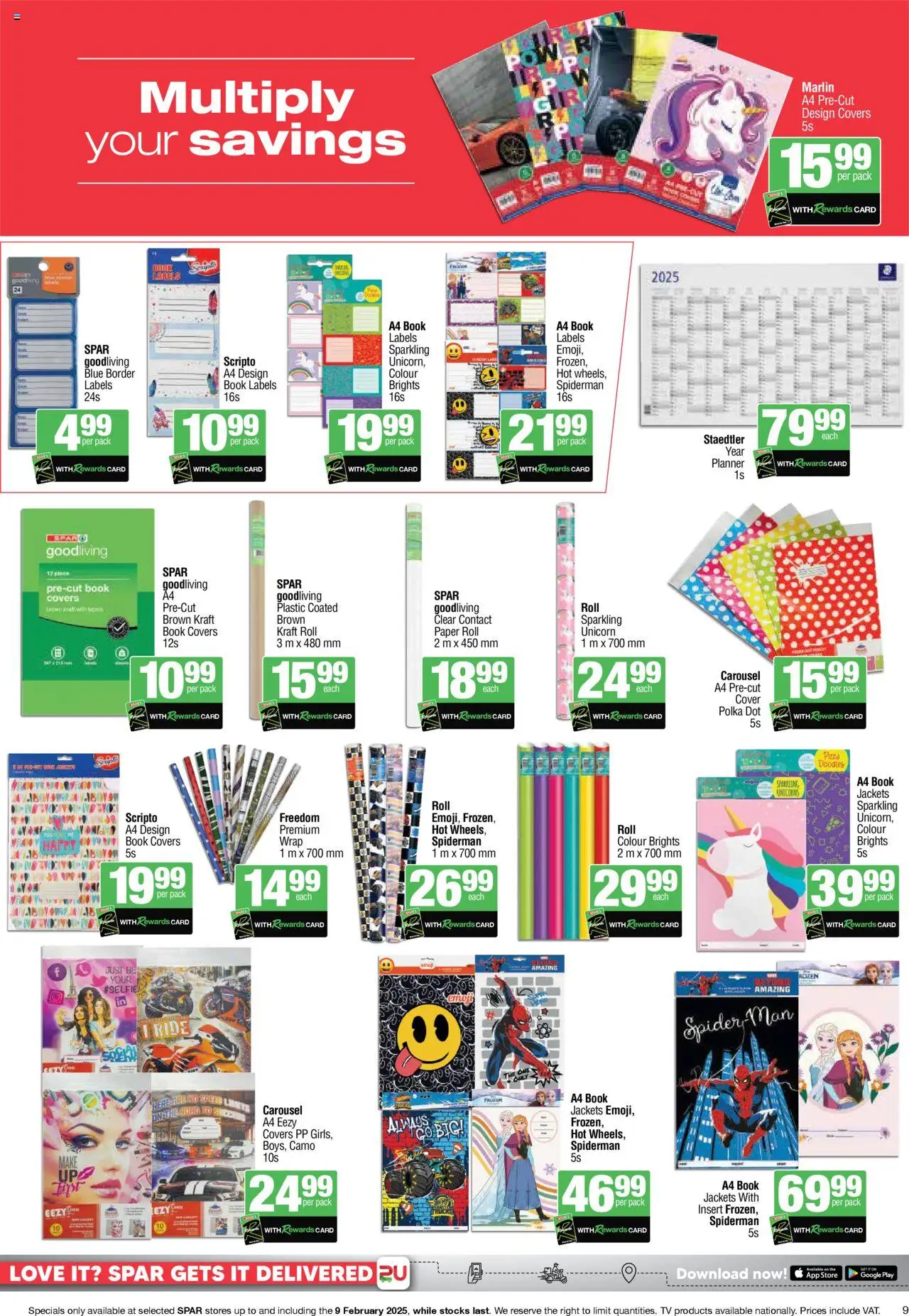 Spar Back to School from 18/11/2024 - 09/02/2025/2025 > Promotions - page 9