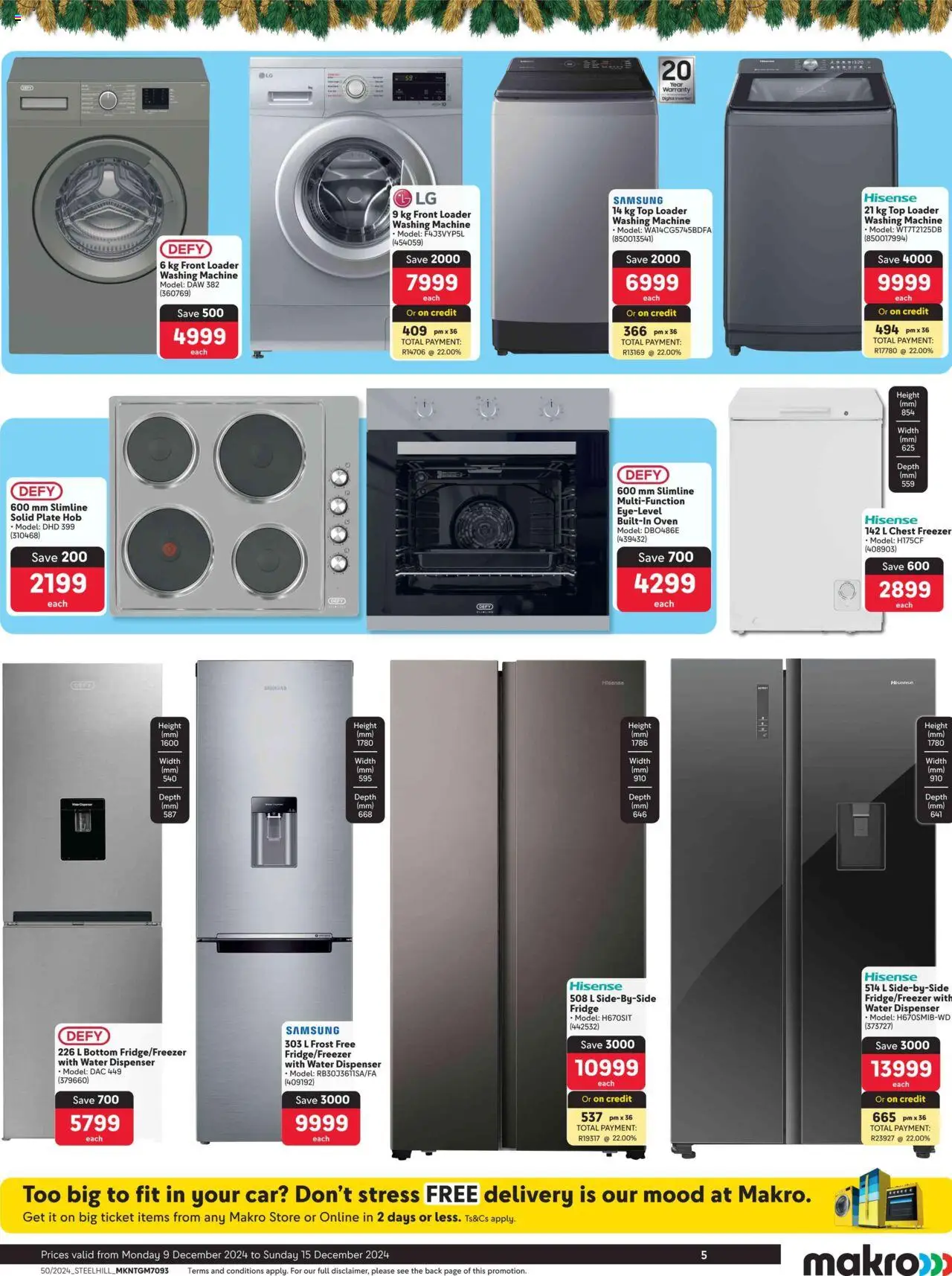 Makro CHRISTMAS Catalogue from 09/12/2024 - page 5