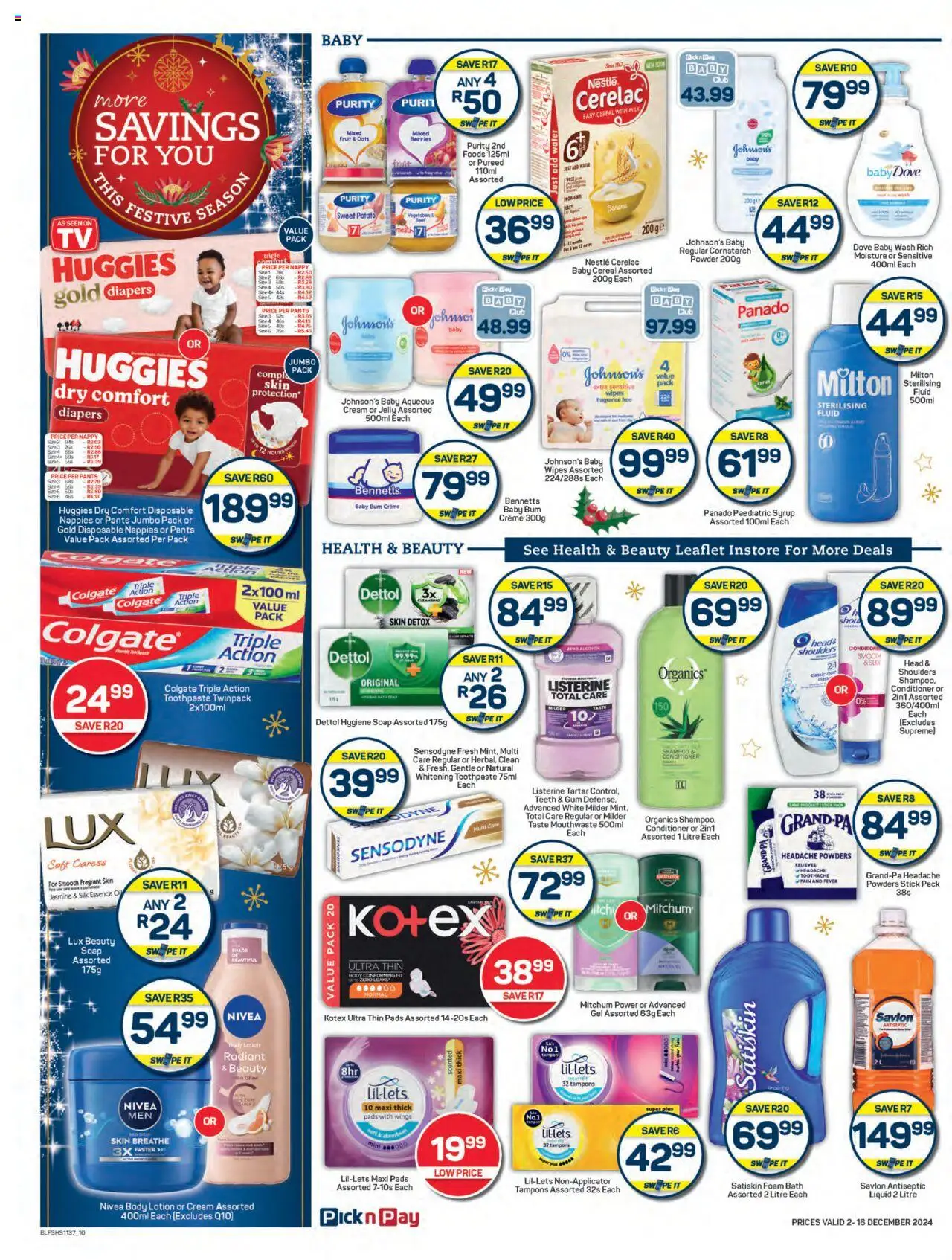Pick n Pay CHRISTMAS Catalogue from 02/12/2024 - page 10