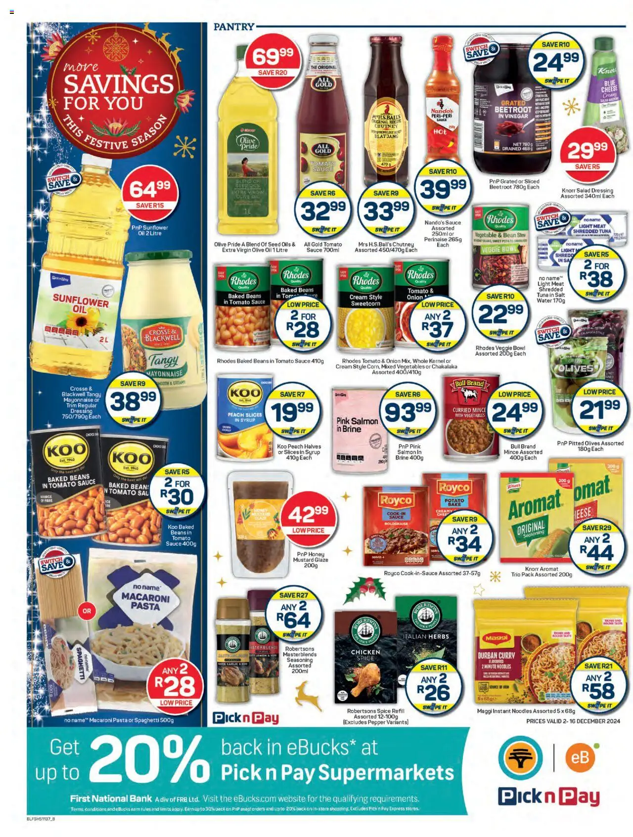 Pick n Pay CHRISTMAS Catalogue from 02/12/2024 - page 8