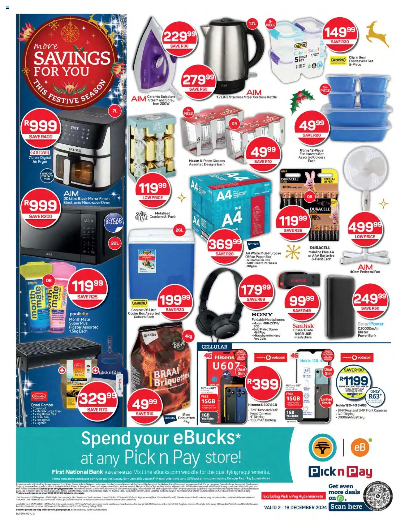 Pick n Pay CHRISTMAS Catalogue from 02/12/2024 - page 12