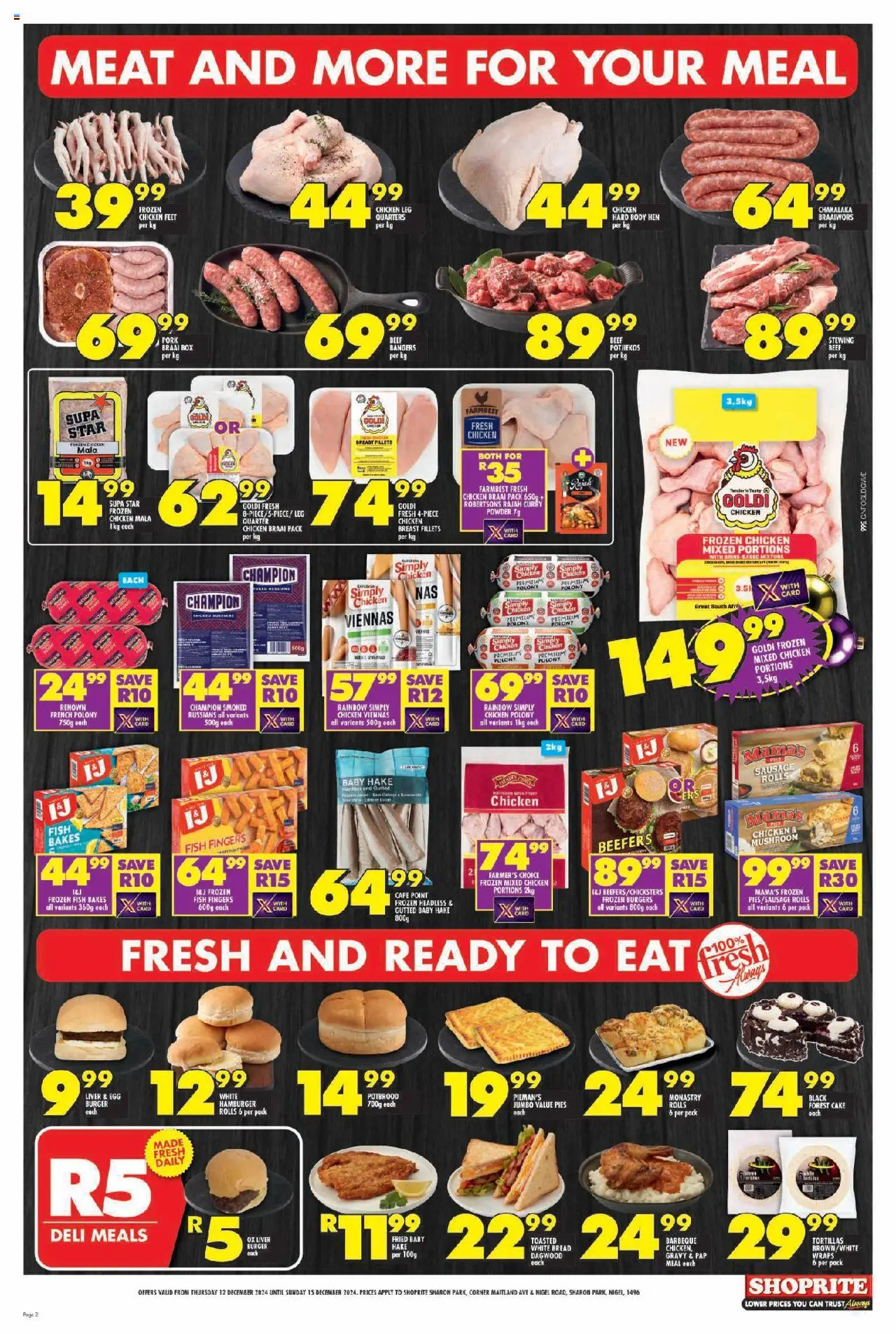 Shoprite Gauteng - Festive Grand Opening Sharon Park 12/12 - 25/12/2024 >> Catalogue - page 2