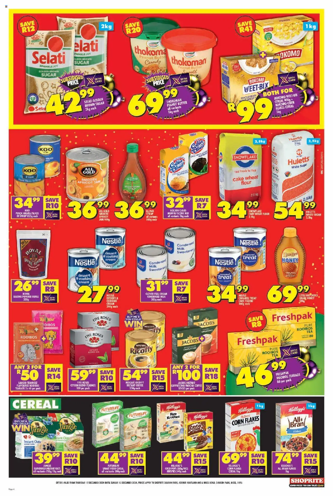 Shoprite Gauteng - Festive Grand Opening Sharon Park 12/12 - 25/12/2024 >> Catalogue - page 4
