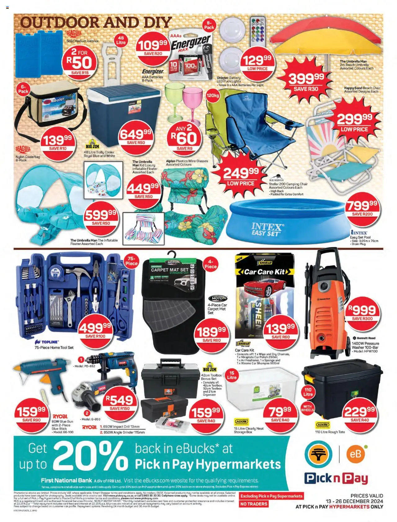 Pick n Pay Hyper Garden & Outdoor Specials from 13/12 - 26/12/2024 > Promotions - page 2
