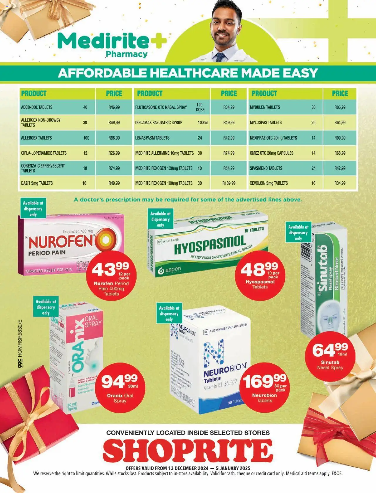 Shoprite CHRISTMAS Catalogue from 13/12/2024 - page 4