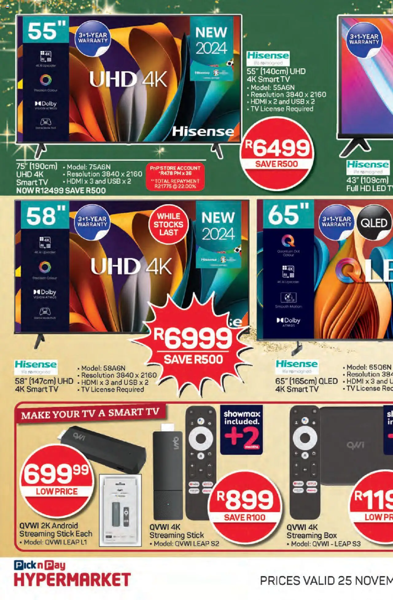 Pick n Pay CHRISTMAS Catalogue from 25/11/2024 - page 9