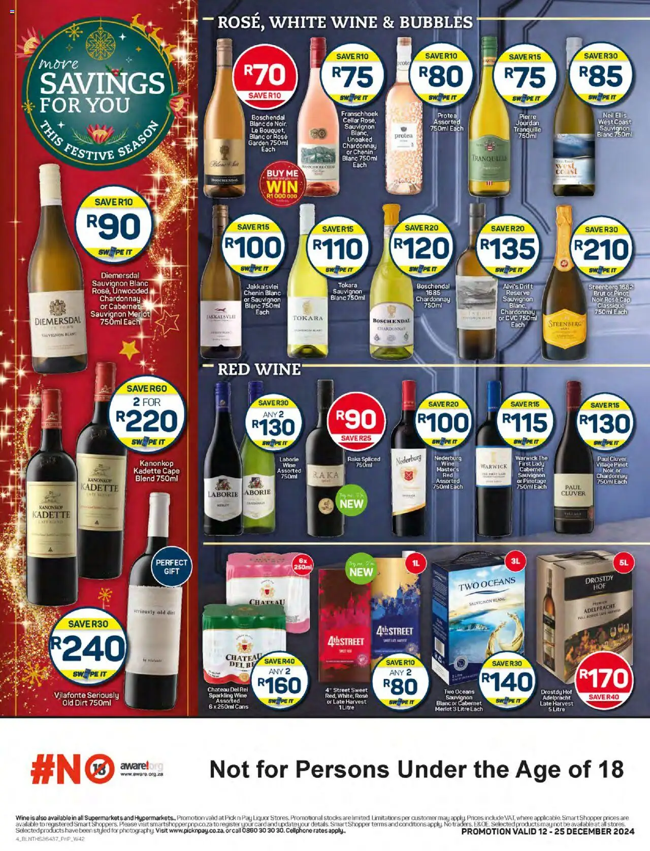 Pick n Pay Liquor Specials from 12/12 - 25/12/2024 > Promotions - page 4