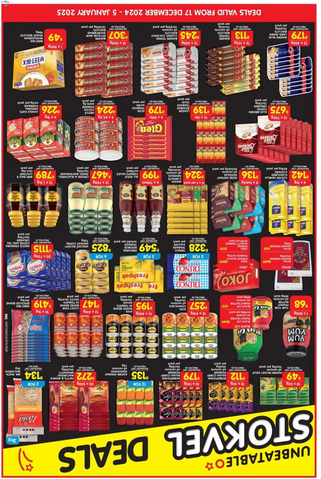 Shoprite Gauteng - Cash & Carry Month-End Deals 17/12/2024 - 05/01/2025/2024 >> Catalogue - page 6