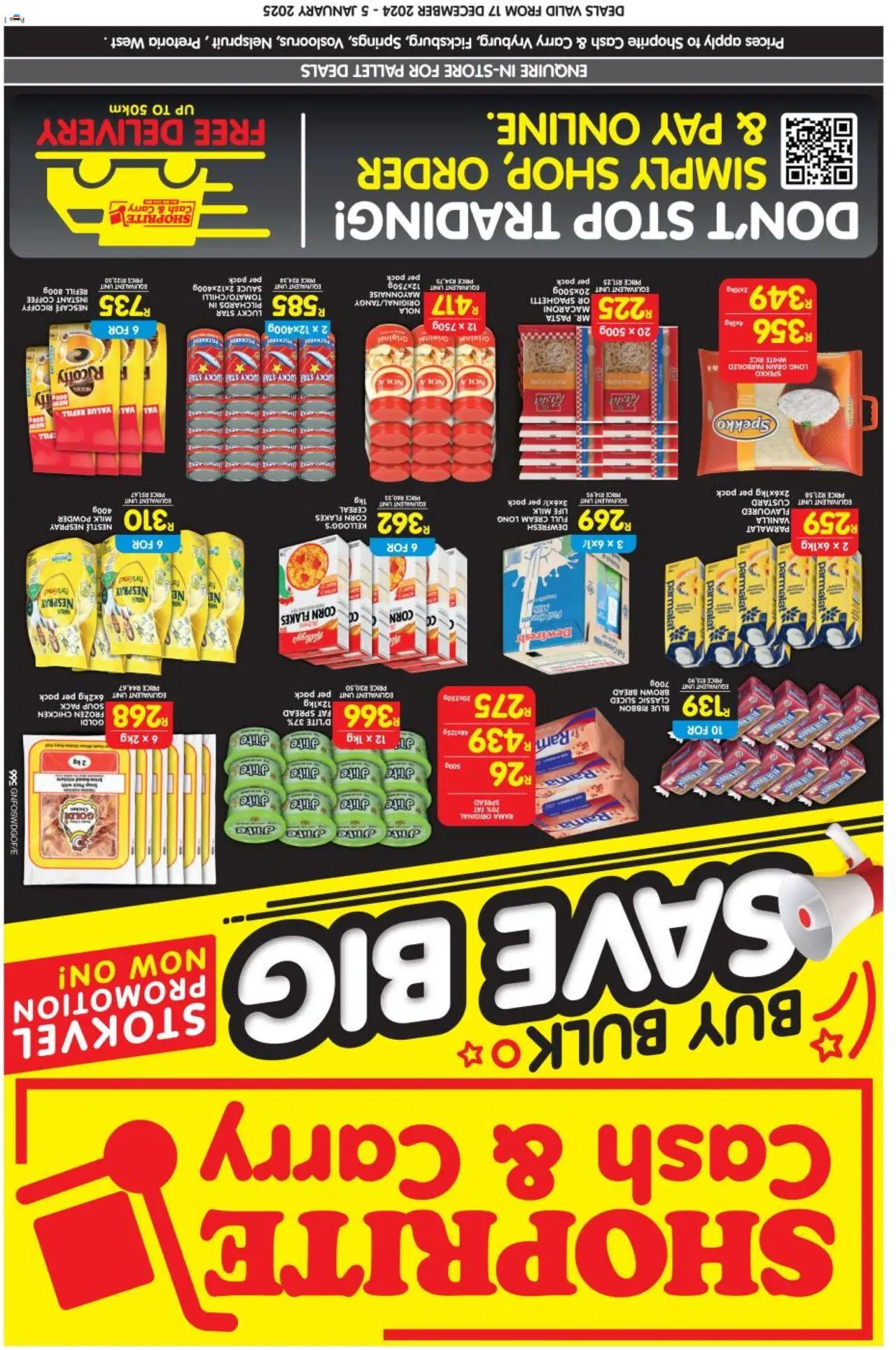 Shoprite Gauteng - Cash & Carry Month-End Deals 17/12/2024 - 05/01/2025/2024 >> Catalogue - page 8
