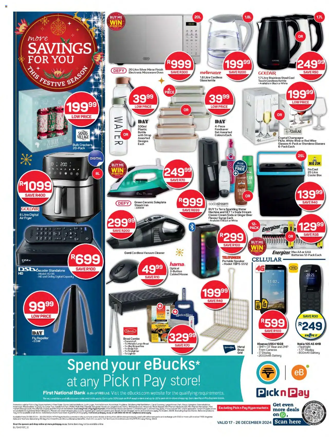 Pick n Pay CHRISTMAS Catalogue from 17/12/2024 - page 12