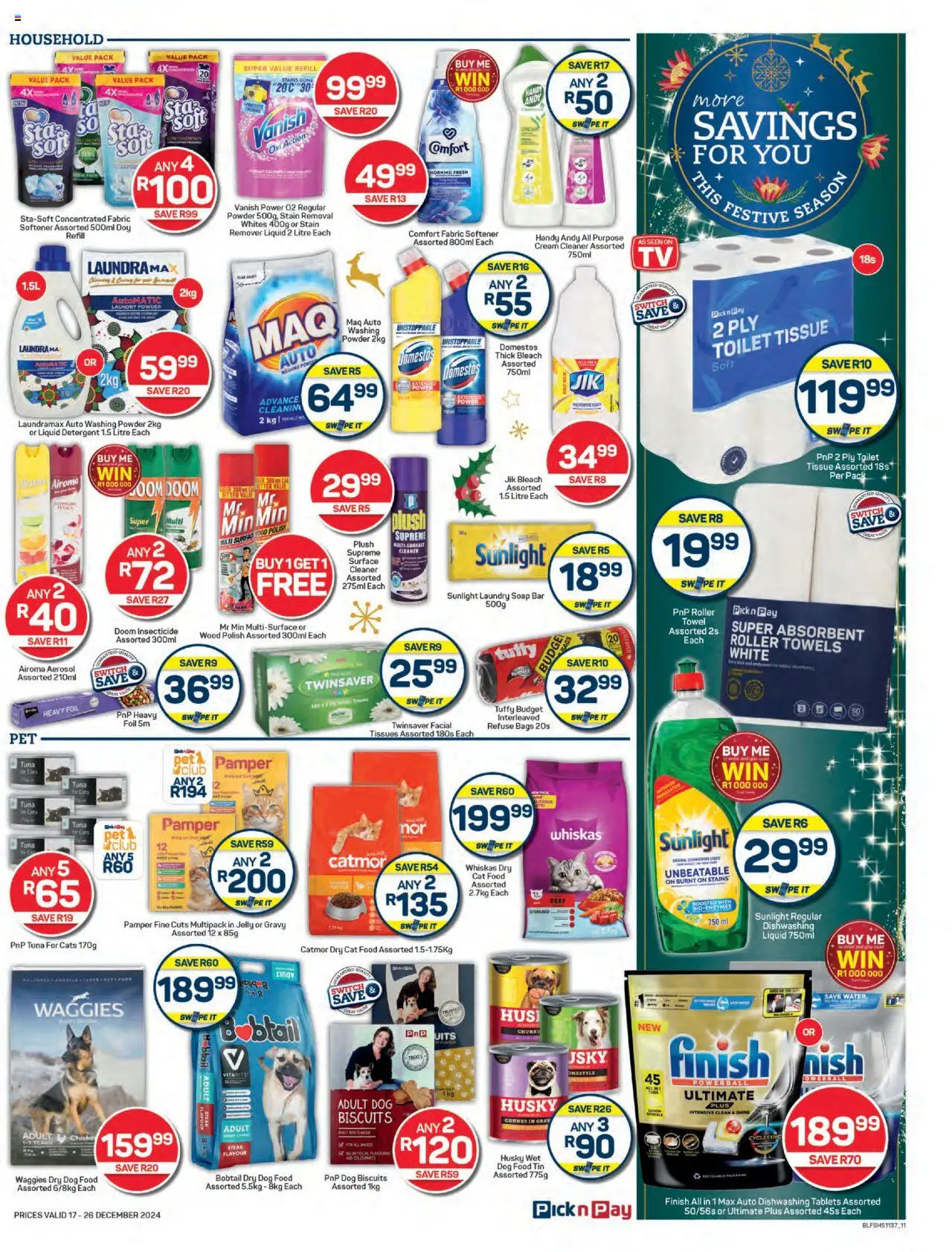 Pick n Pay CHRISTMAS Catalogue from 17/12/2024 - page 11