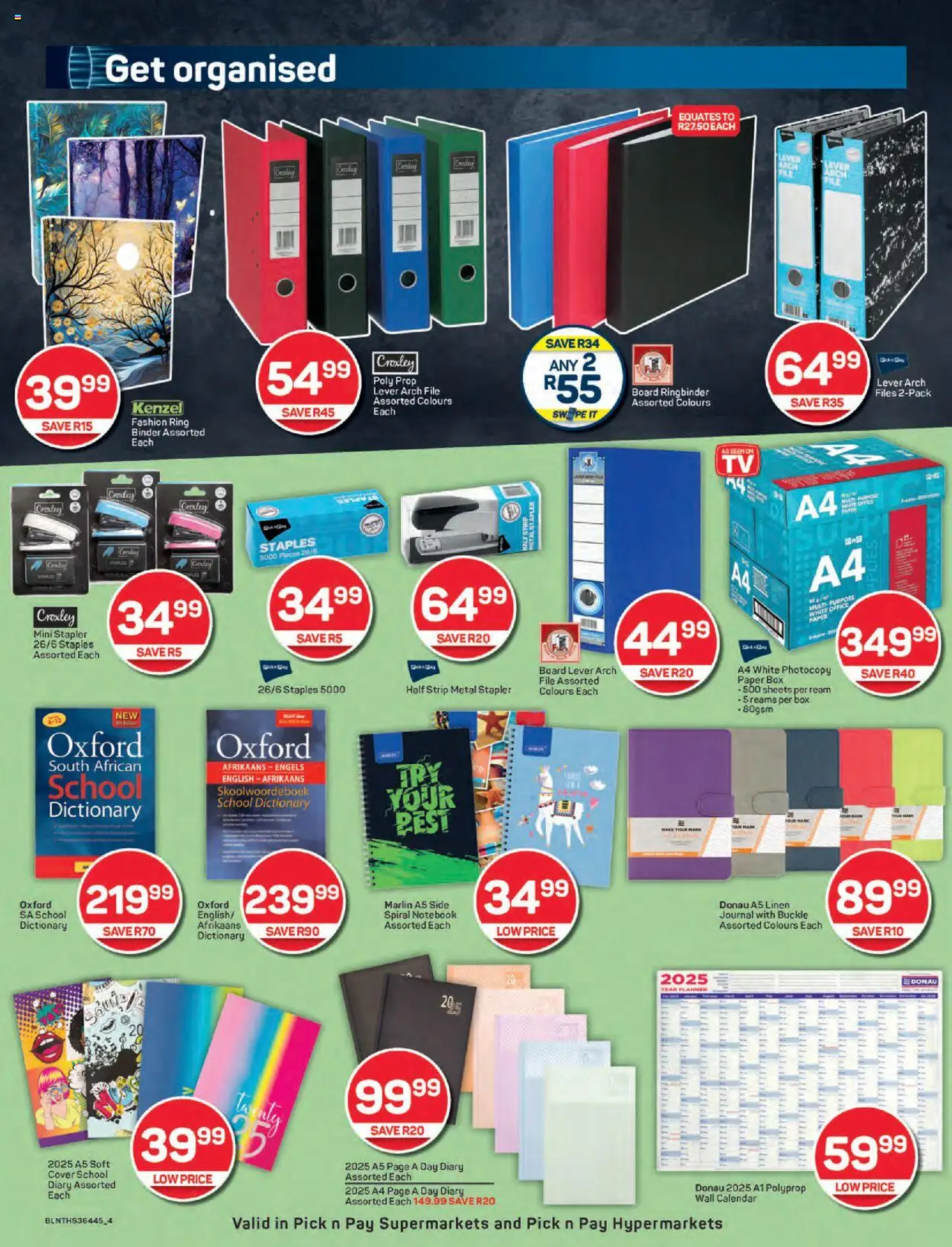 Pick n Pay Inland provinces - Back To School Specials from 27/12/2024 - 26/01/2025/2024 > Promotions - page 4