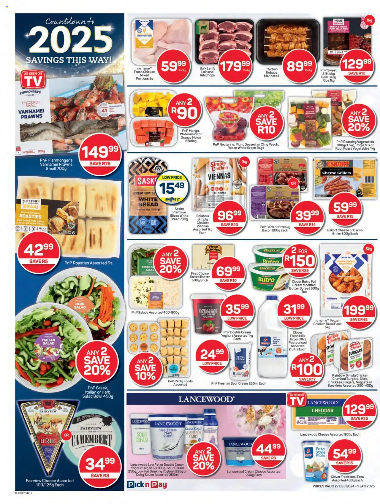 Pick n Pay New Year Specials from 27/12/2024 - 01/01/2025/2024 > Promotions - page 2
