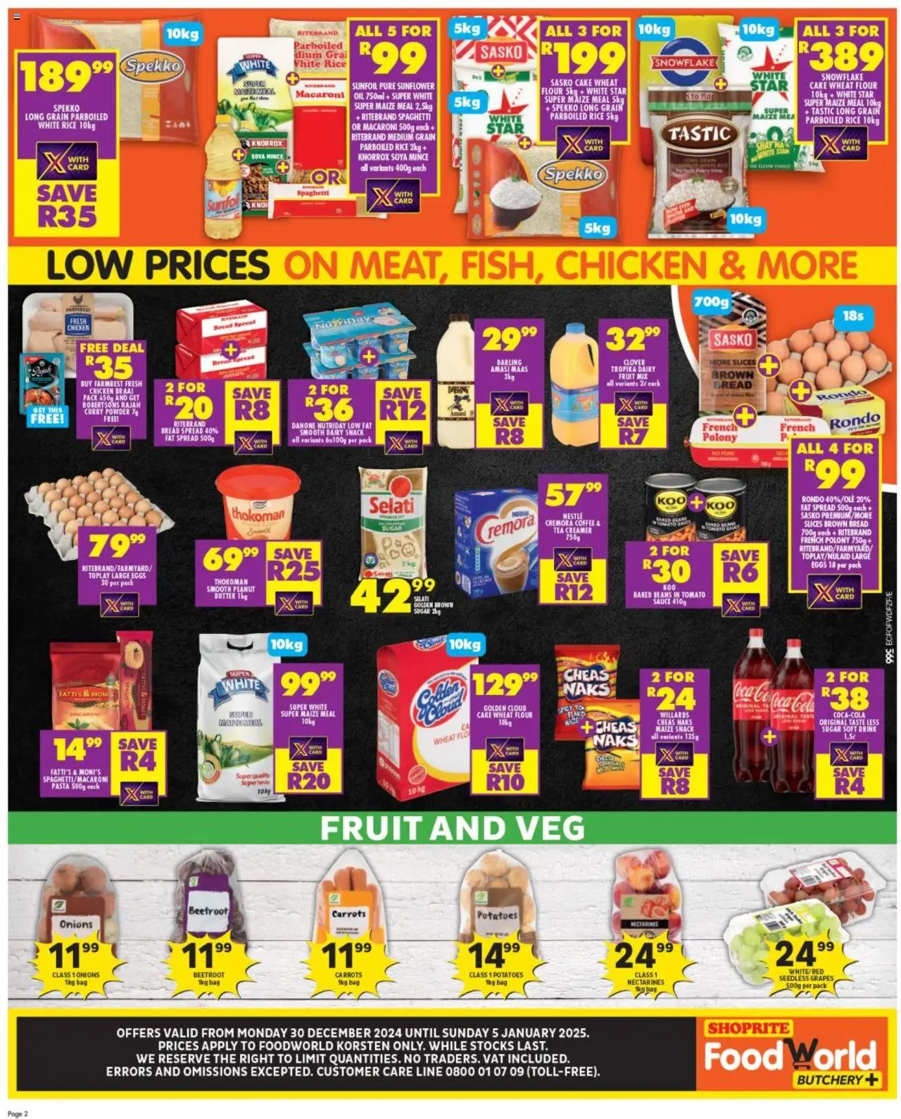 Shoprite Eastern Cape - New Year Deals Korsten 30/12/2024 - 05/01/2025/2024 >> Catalogue - page 2