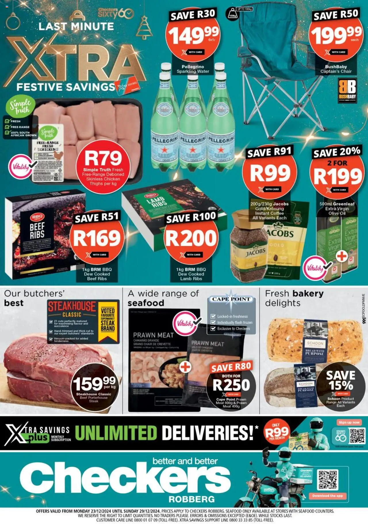 Checkers Eastern Cape - Robberg Festive Xtra Savings 23/12 - 29/12/2024