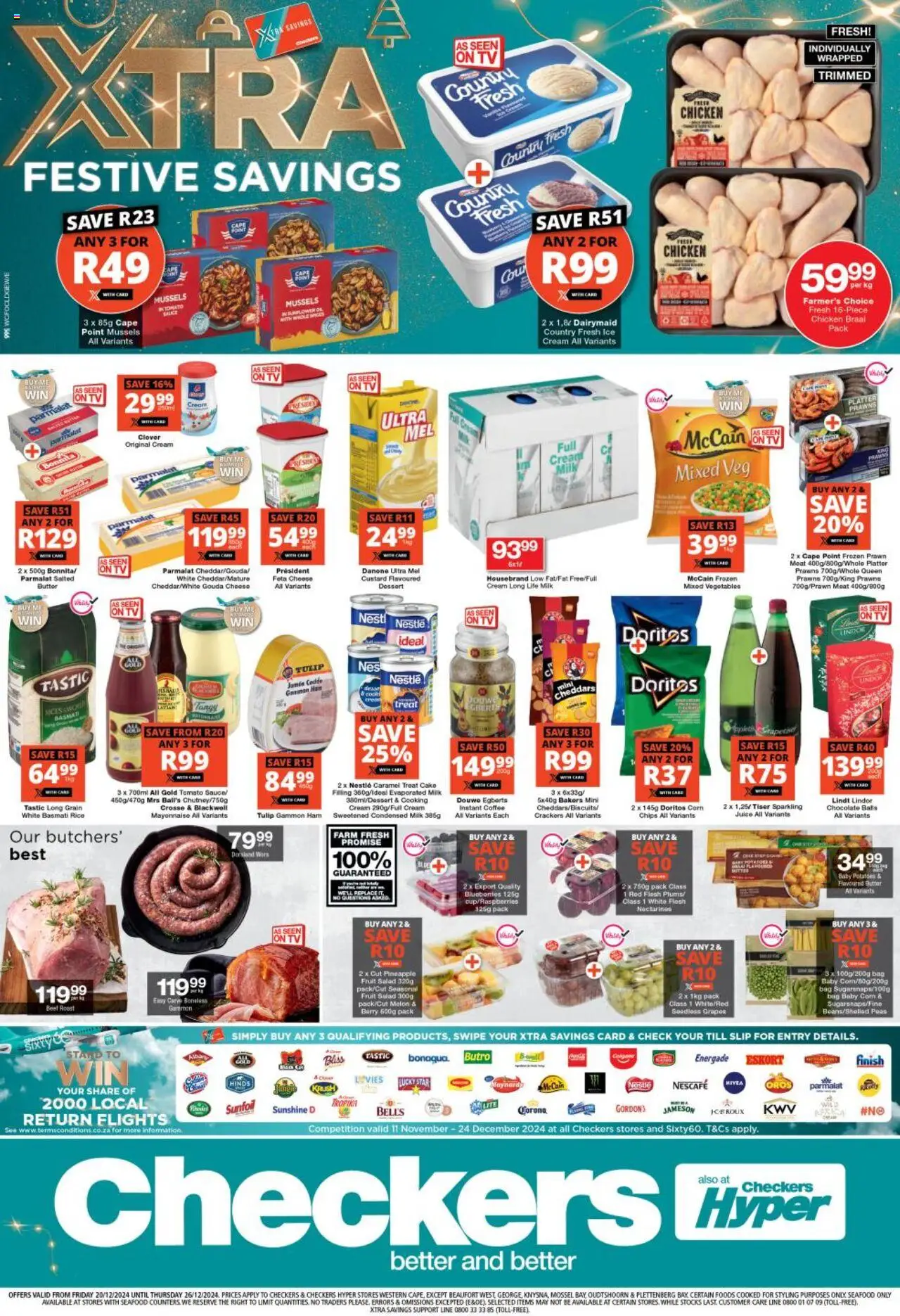 Checkers Western Cape - Festive Xtra Savings 20/12 - 26/12/2024