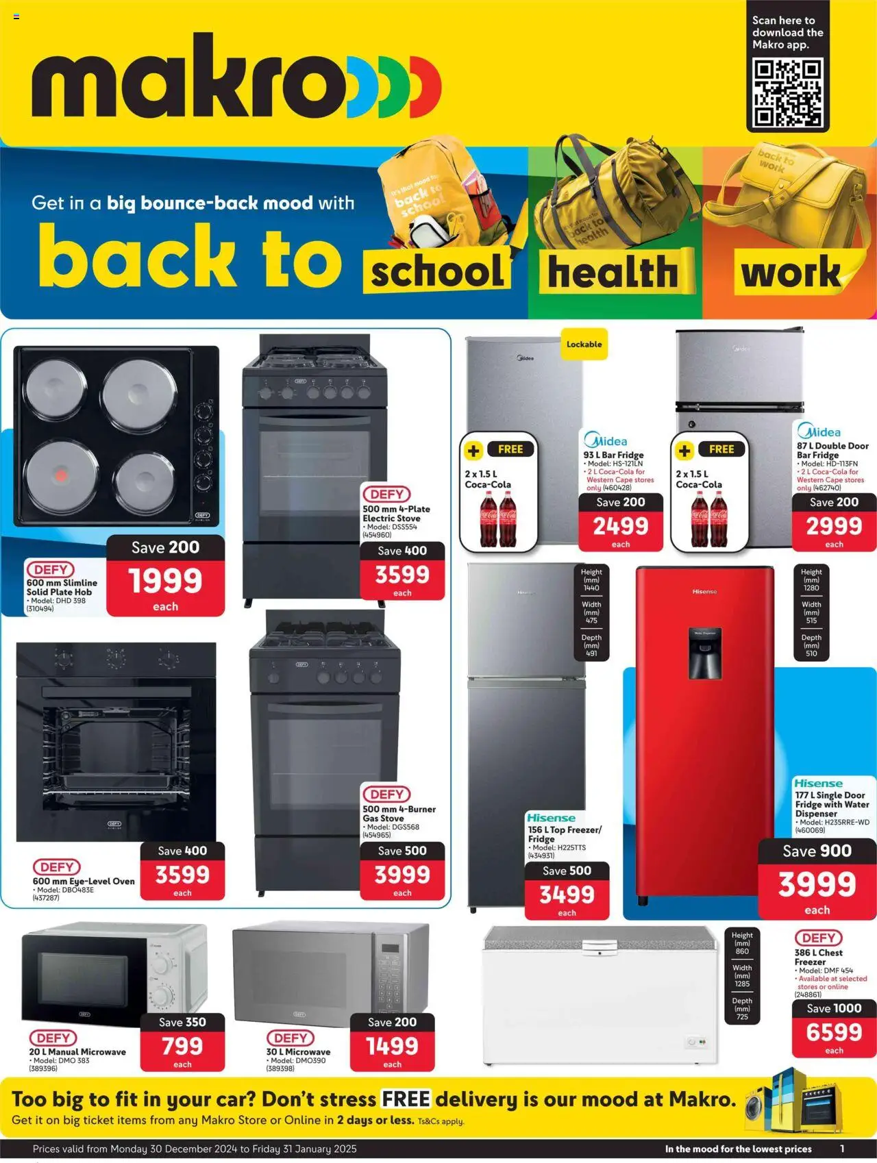 Makro Appliances from 30/12/2024 - 31/01/2025/2024