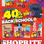 Shoprite Back To School 30/12/2024 - 02/02/2025/2024