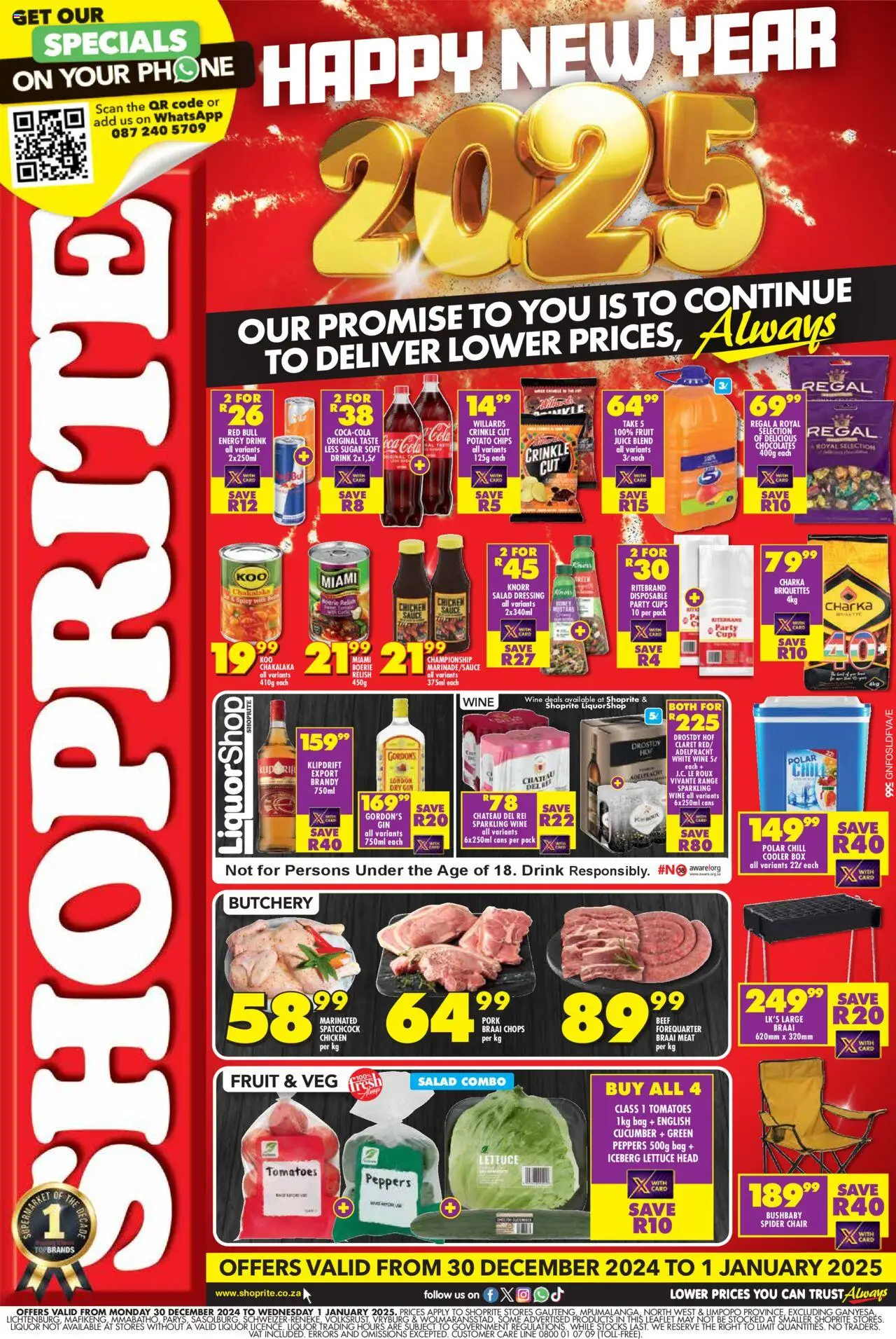 Shoprite Gauteng - New Year Deals 30/12/2024 - 01/01/2025/2024