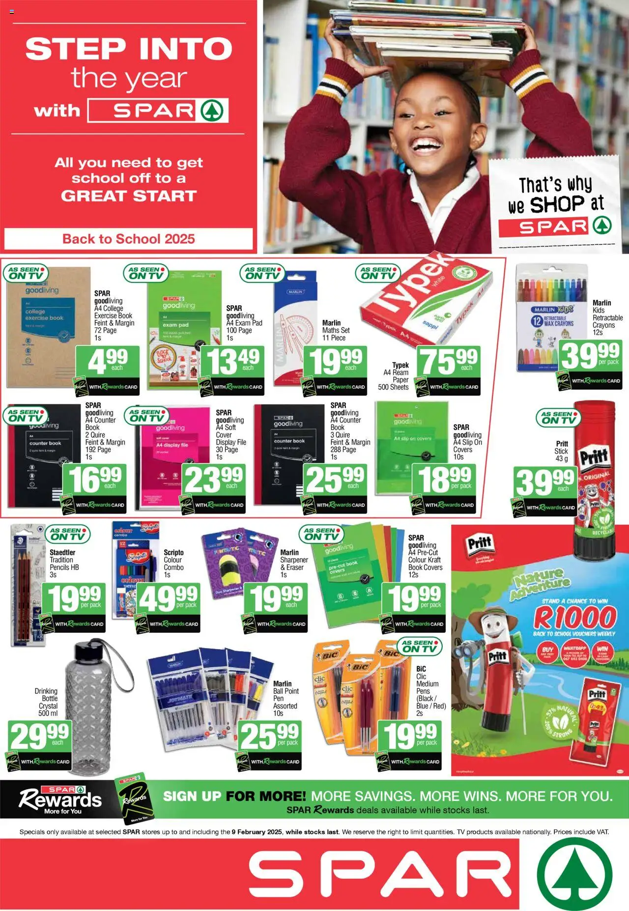 Spar Back to School from 18/11/2024 - 09/02/2025/2024 > Promotions