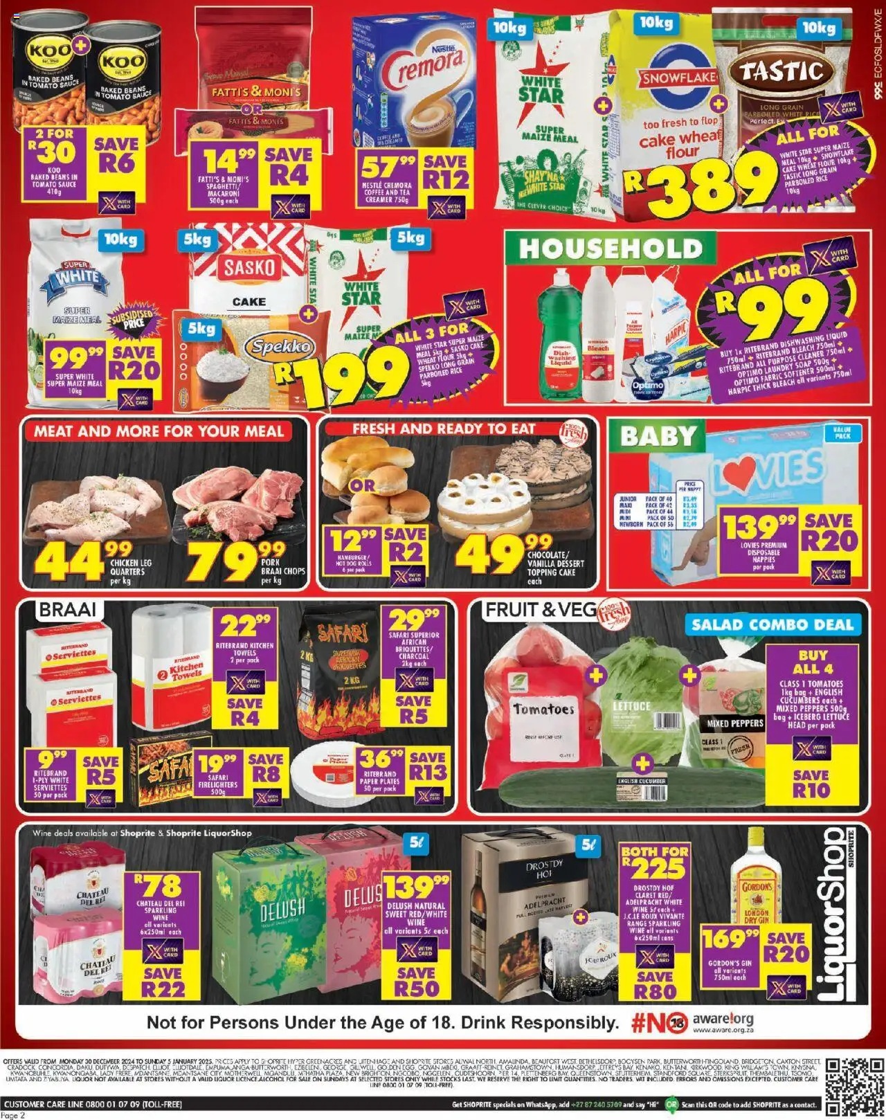 Shoprite Eastern Cape - New Year Deals 30/12/2024 - 05/01/2025/2025 >> Catalogue - page 2