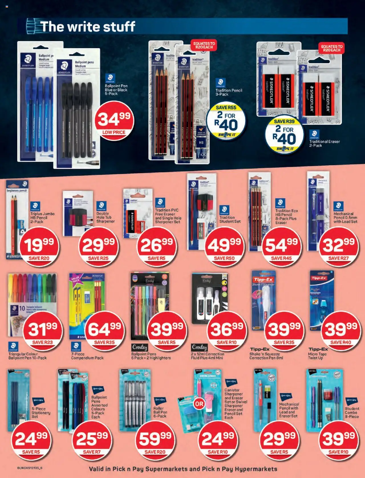 Pick n Pay Western Cape - Back To School Specials from 27/12/2024 - 26/01/2025/2025 > Promotions - page 6