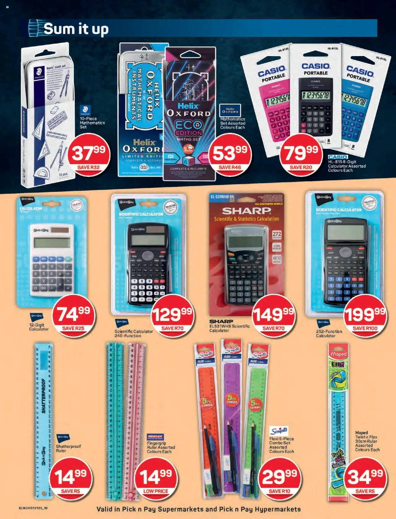 Pick n Pay Western Cape - Back To School Specials from 27/12/2024 - 26/01/2025/2025 > Promotions - page 10