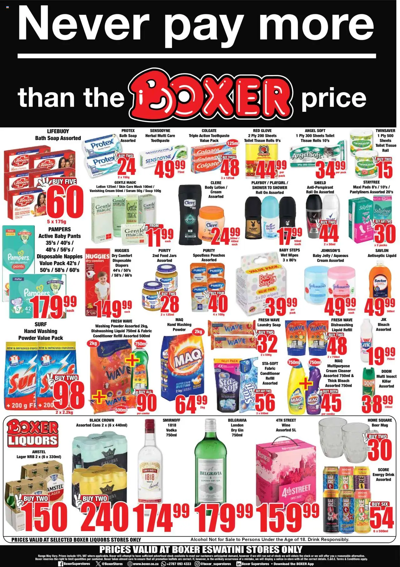 Boxer eSwatini - Promotions from 02/01 - 22/01/2025 > Promotions - page 8