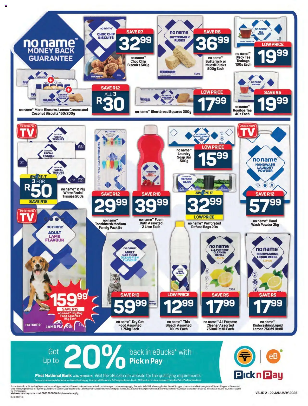 Pick n Pay Eastern Cape - Hyper No Name Specials from 02/01 - 22/01/2025 > Promotions - page 2