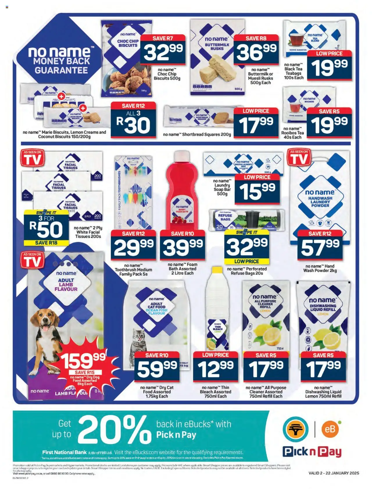 Pick n Pay KwaZulu-Natal - Hyper No Name Specials from 02/01 - 22/01/2025 > Promotions - page 2
