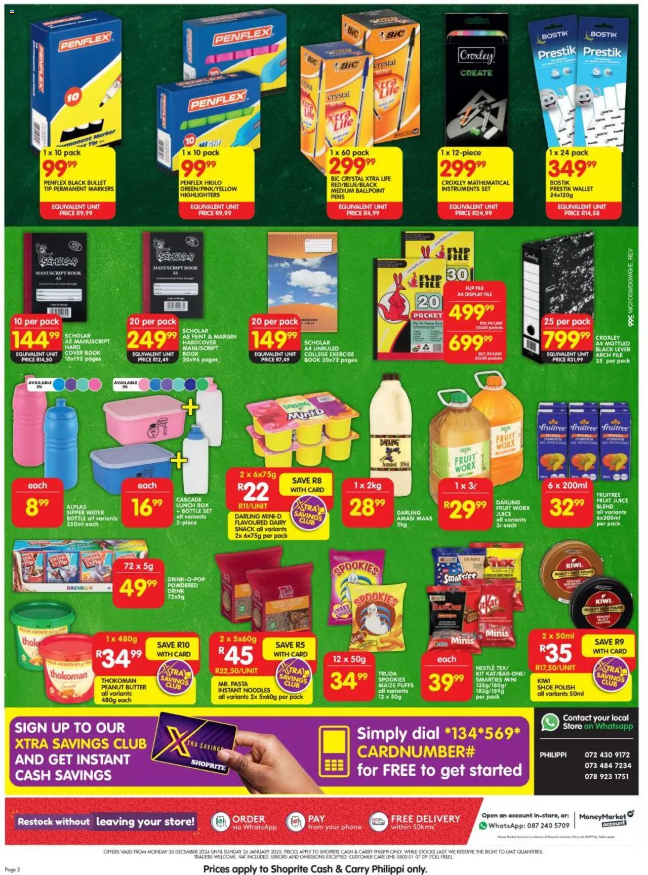 Shoprite Western Cape - Cash & Carry Back To School Philippi 30/12/2024 - 26/01/2025/2025 >> Catalogue - page 2