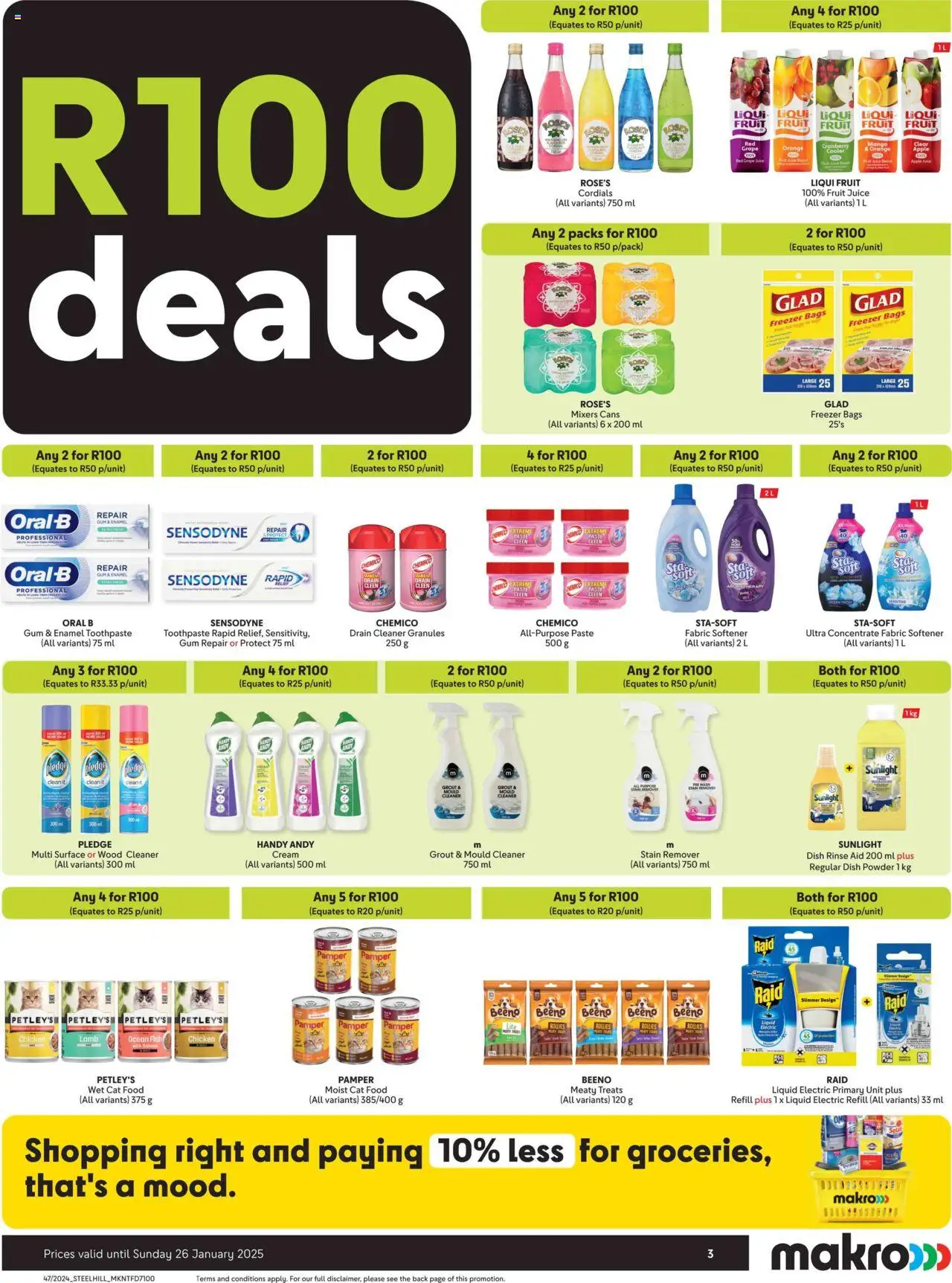 Makro More 4 Less from 18/11/2024 - 26/01/2025/2025 > Promotions - page 3