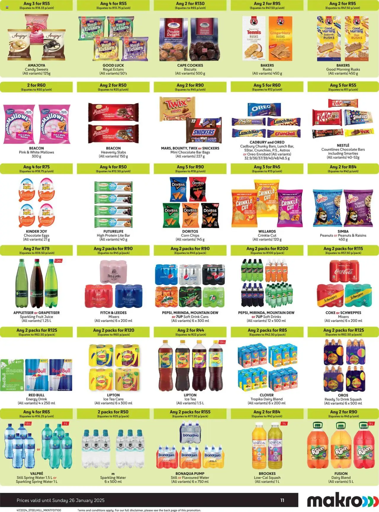 Makro More 4 Less from 18/11/2024 - 26/01/2025/2025 > Promotions - page 11