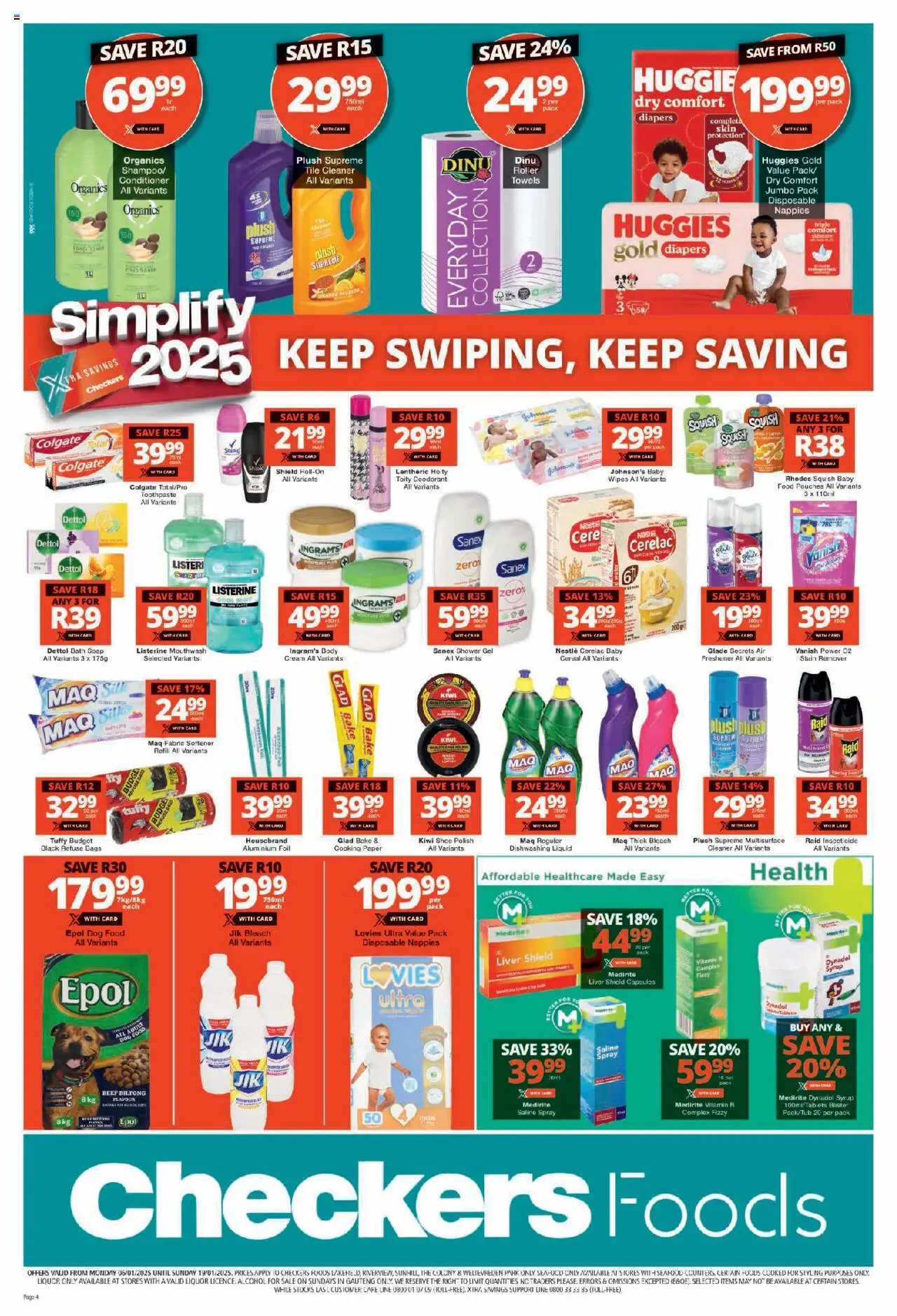 Checkers Gauteng - Foods January Mid-Month Promotion 06/01 - 19/01/2025 >> Catalogue - page 4