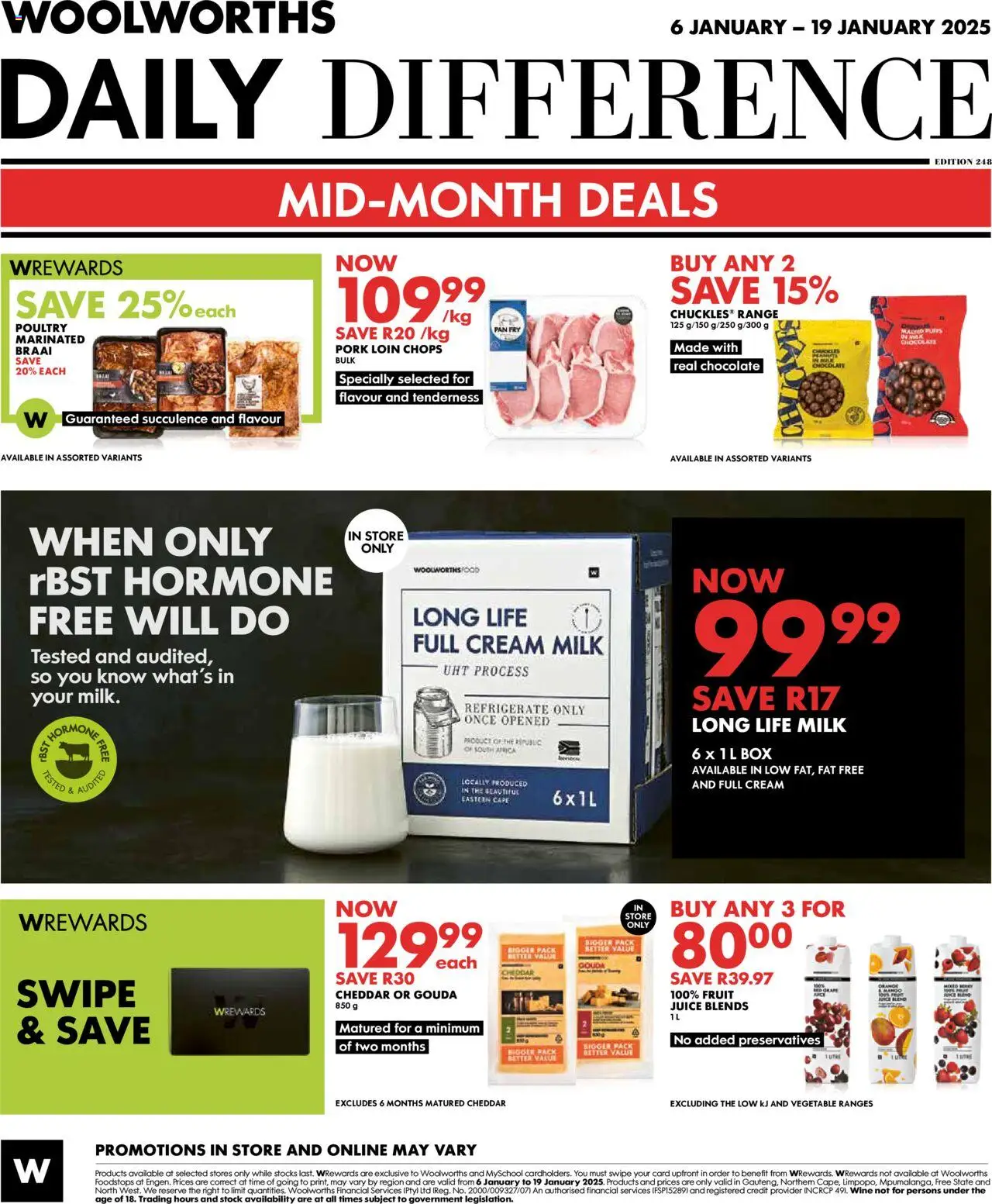 Woolworths Daily Difference - Gauteng from 06/01 - 19/01/2025 > Promotions - page 8