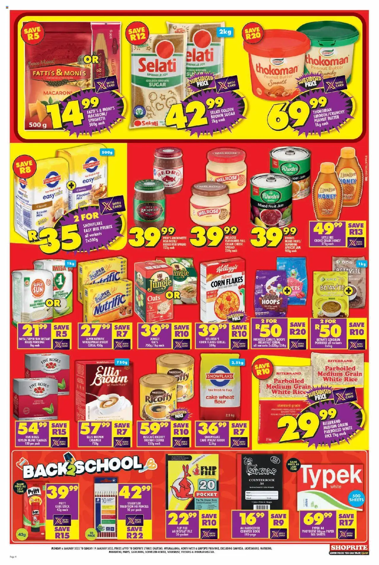 Shoprite Gauteng - Promise 06/01 - 19/01/2025 >> Catalogue - page 4