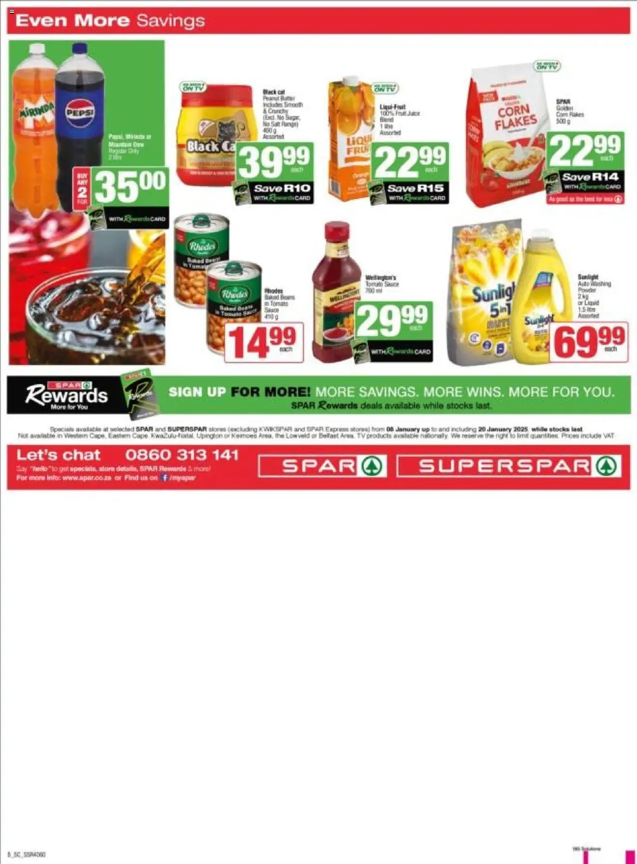 Spar Gauteng - Store Specials from 06/01 - 20/01/2025 > Promotions - page 8