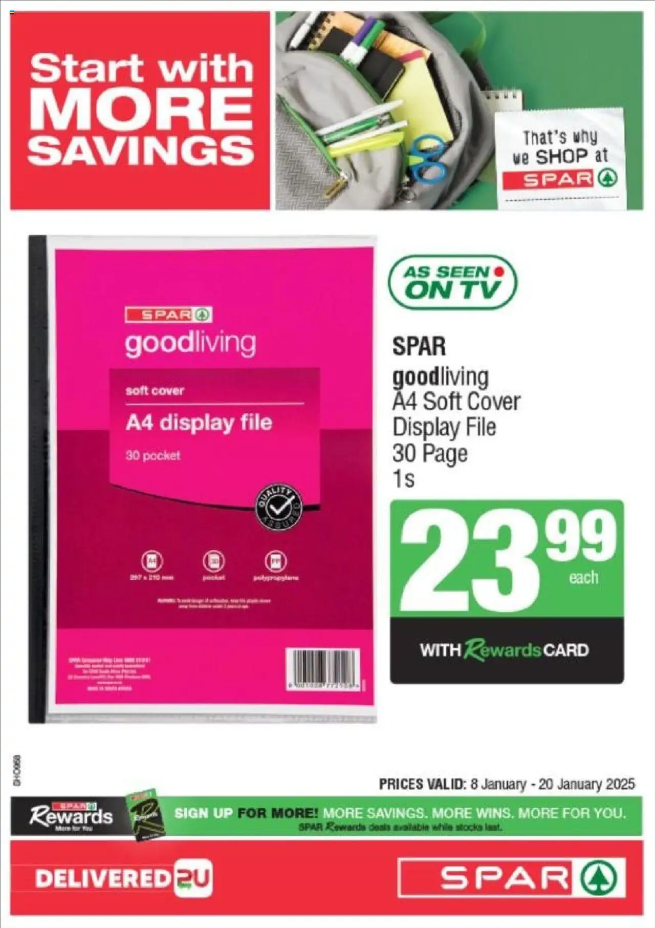 Spar Specials from 08/01 - 20/01/2025 > Promotions - page 9