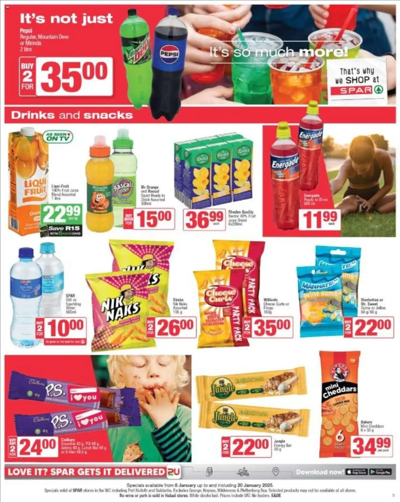 Spar Western Cape - Store Specials from 08/01 - 20/01/2025 > Promotions - page 5