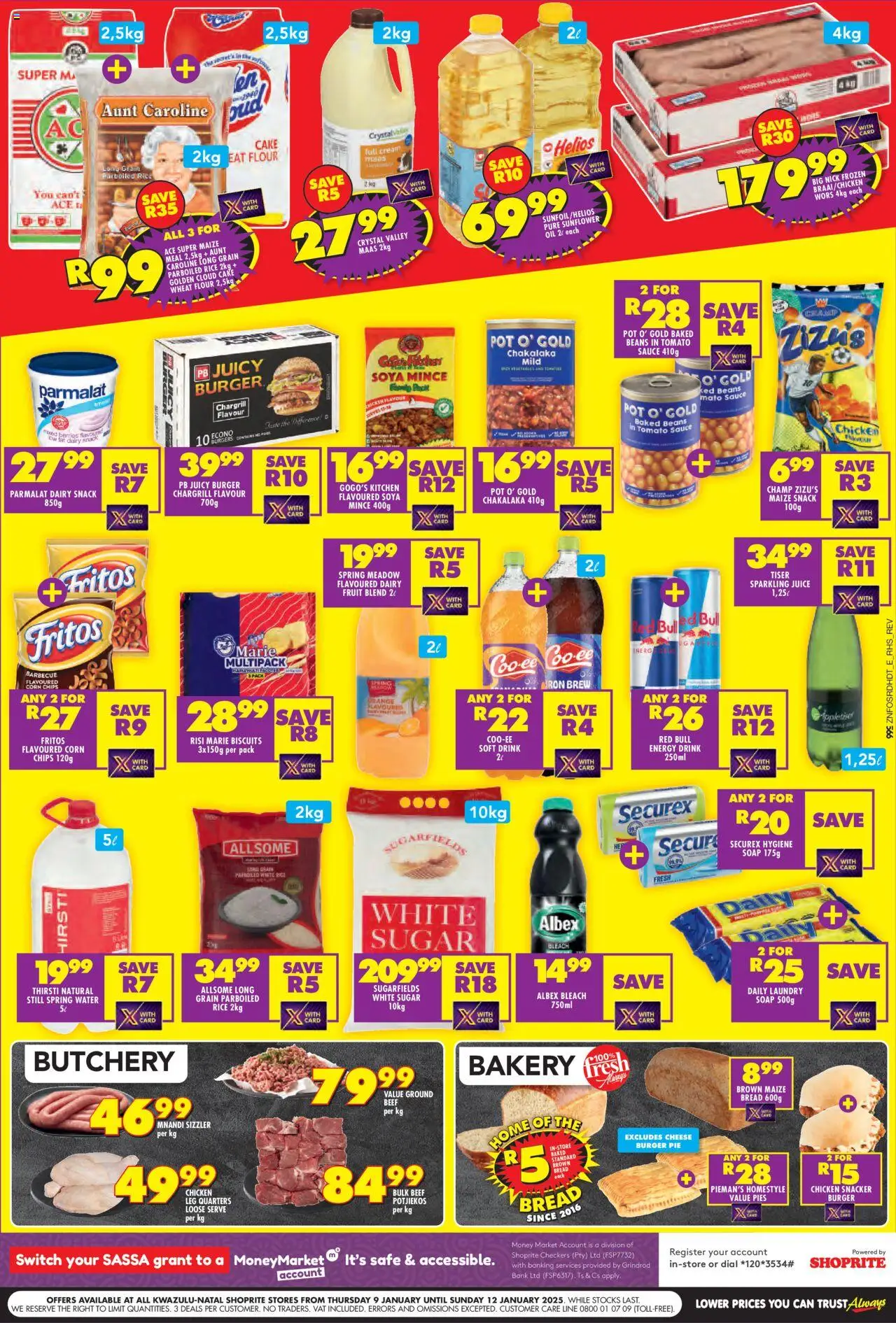 Shoprite KwaZulu-Natal - Low Price Bonanza 09/01 - 12/01/2025 >> Catalogue - page 2