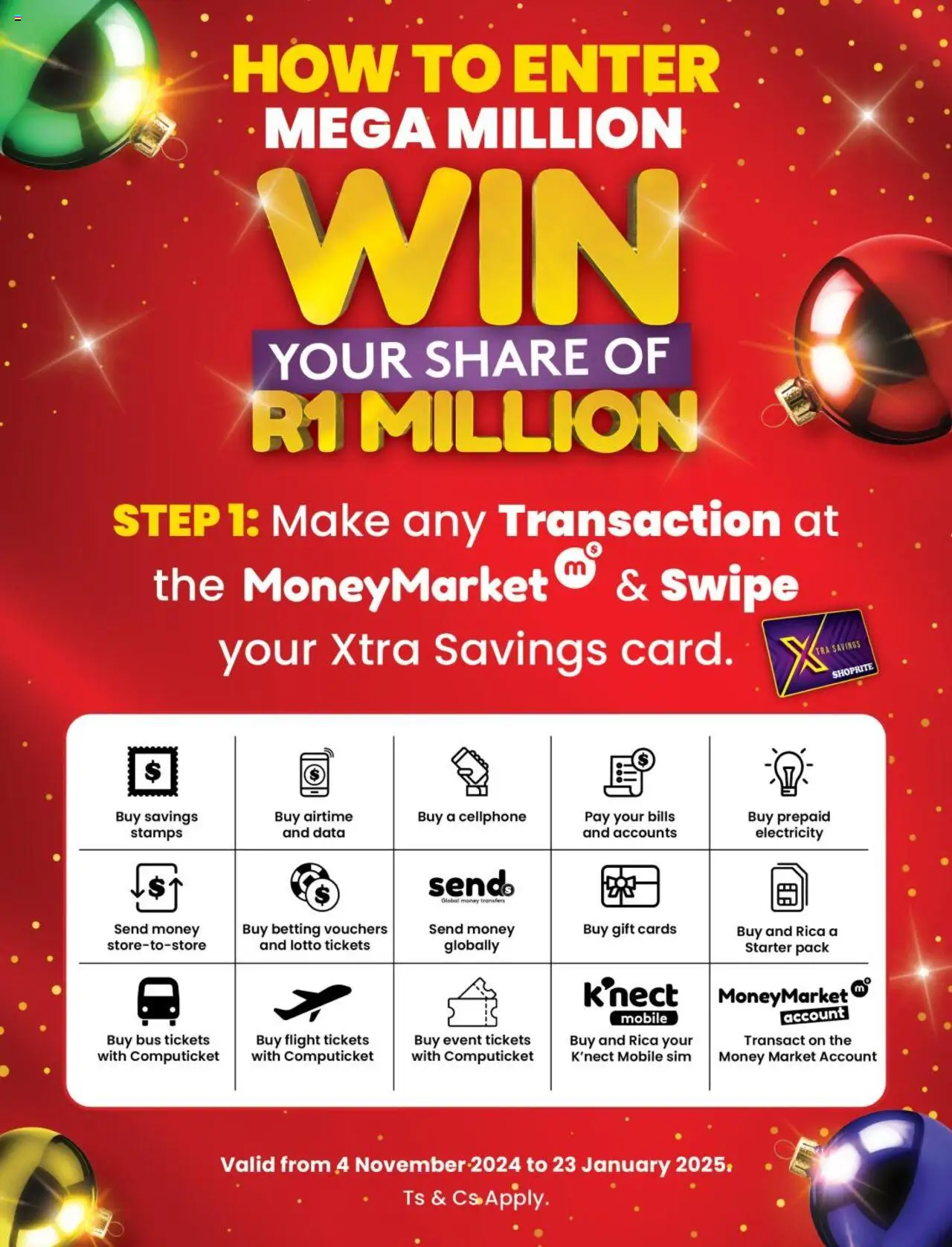 1736623038 783 Shoprite Money Market Festive Leaflet 18112024 19012025 →
