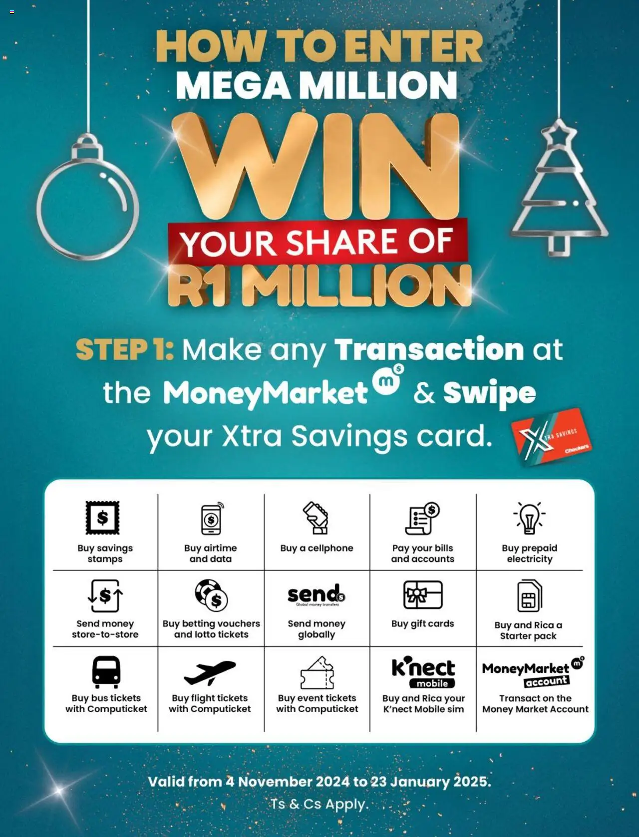1736623336 385 Checkers Money Market Festive Promotion 18112024 19012025 →
