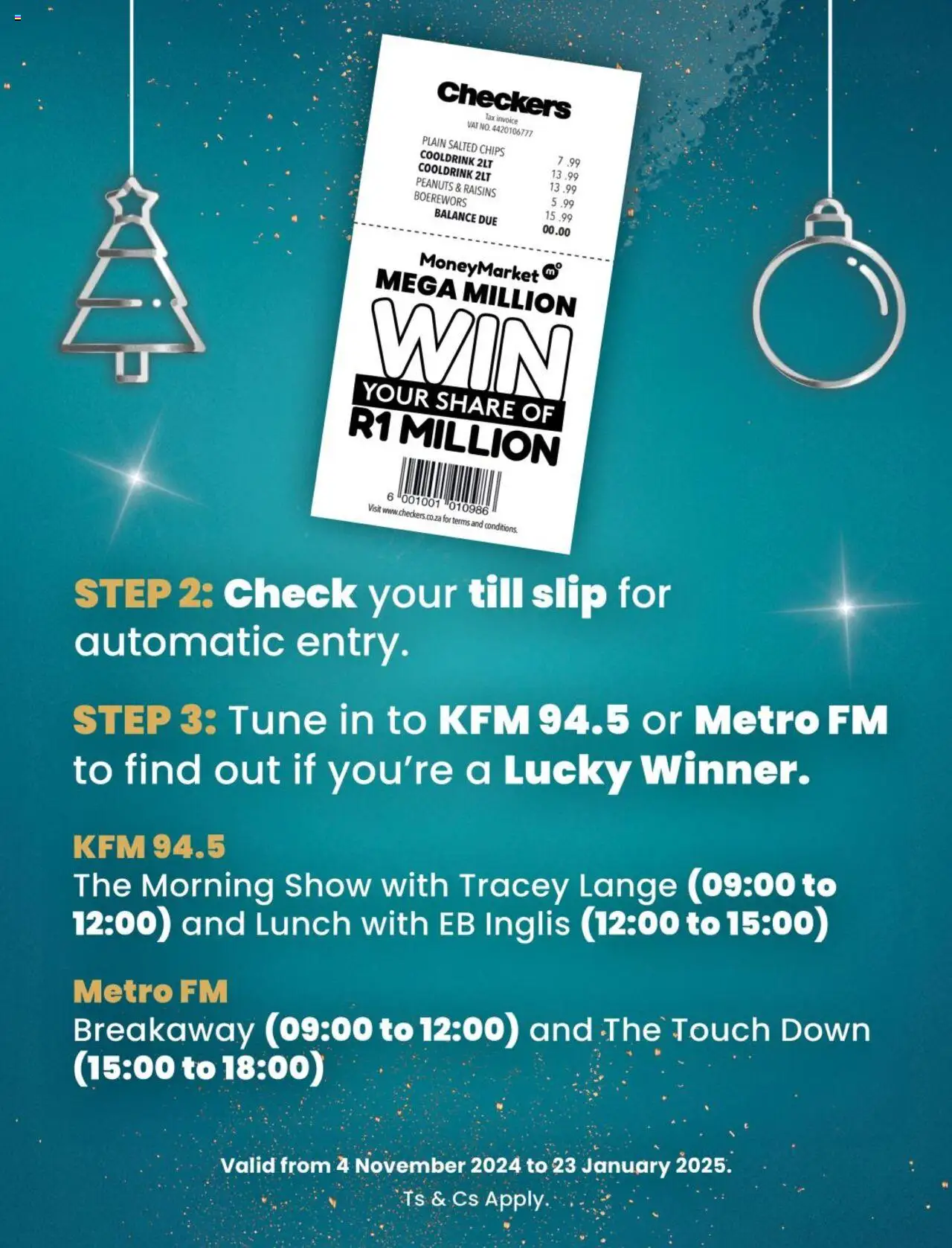 1736623337 52 Checkers Money Market Festive Promotion 18112024 19012025 →