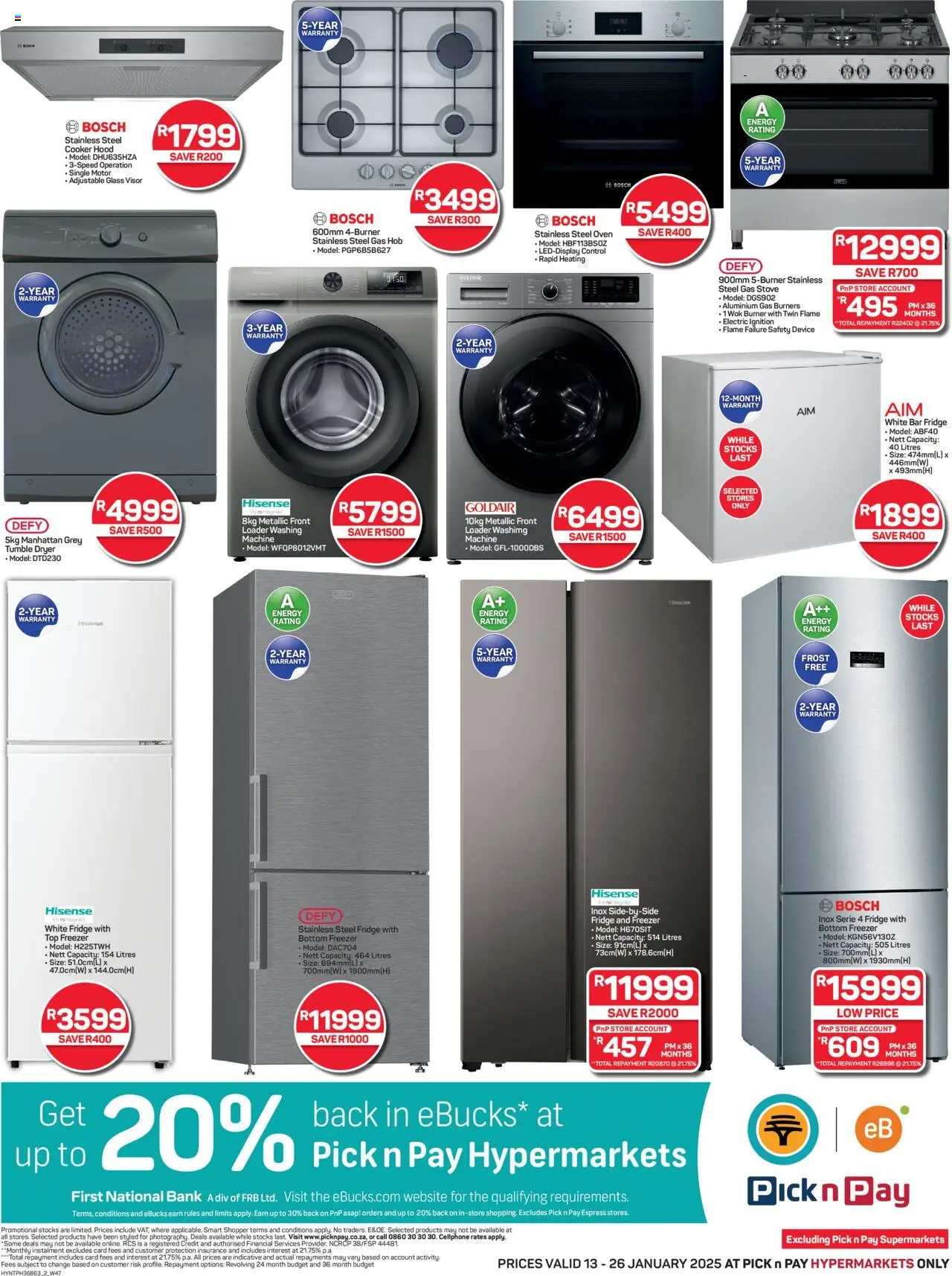 Pick n Pay Hyper Audio & Appliance Specials from 13/01 - 26/01/2025 > Promotions - page 2