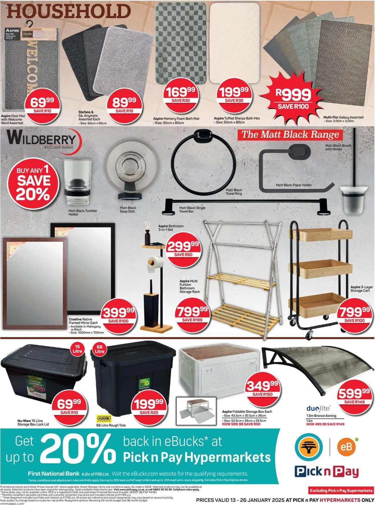 Pick n Pay Hyper Outdoor Specials from 13/01 - 26/01/2025 > Promotions - page 2