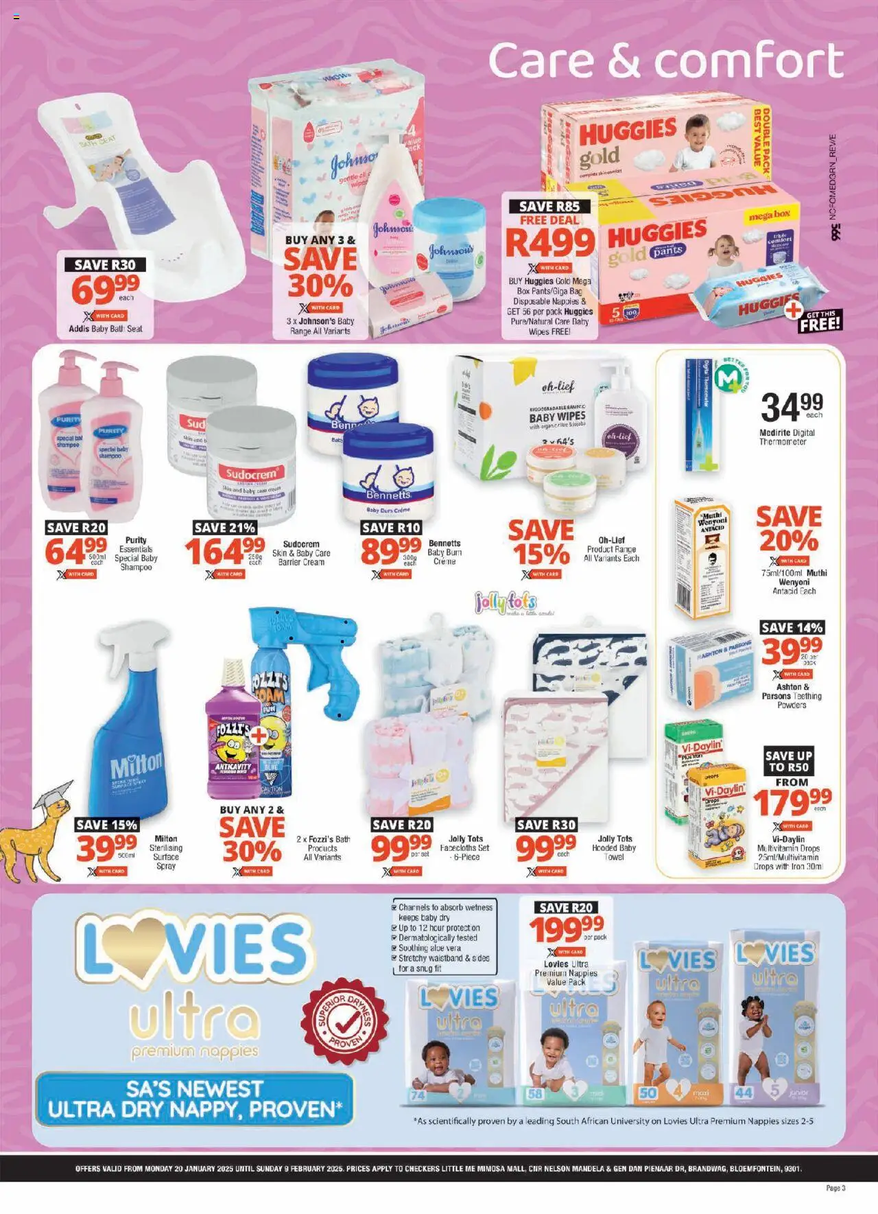 Checkers Northern Cape - Little Me January Month-End Promotion 20/01 - 09/02/2025 >> Catalogue - page 3