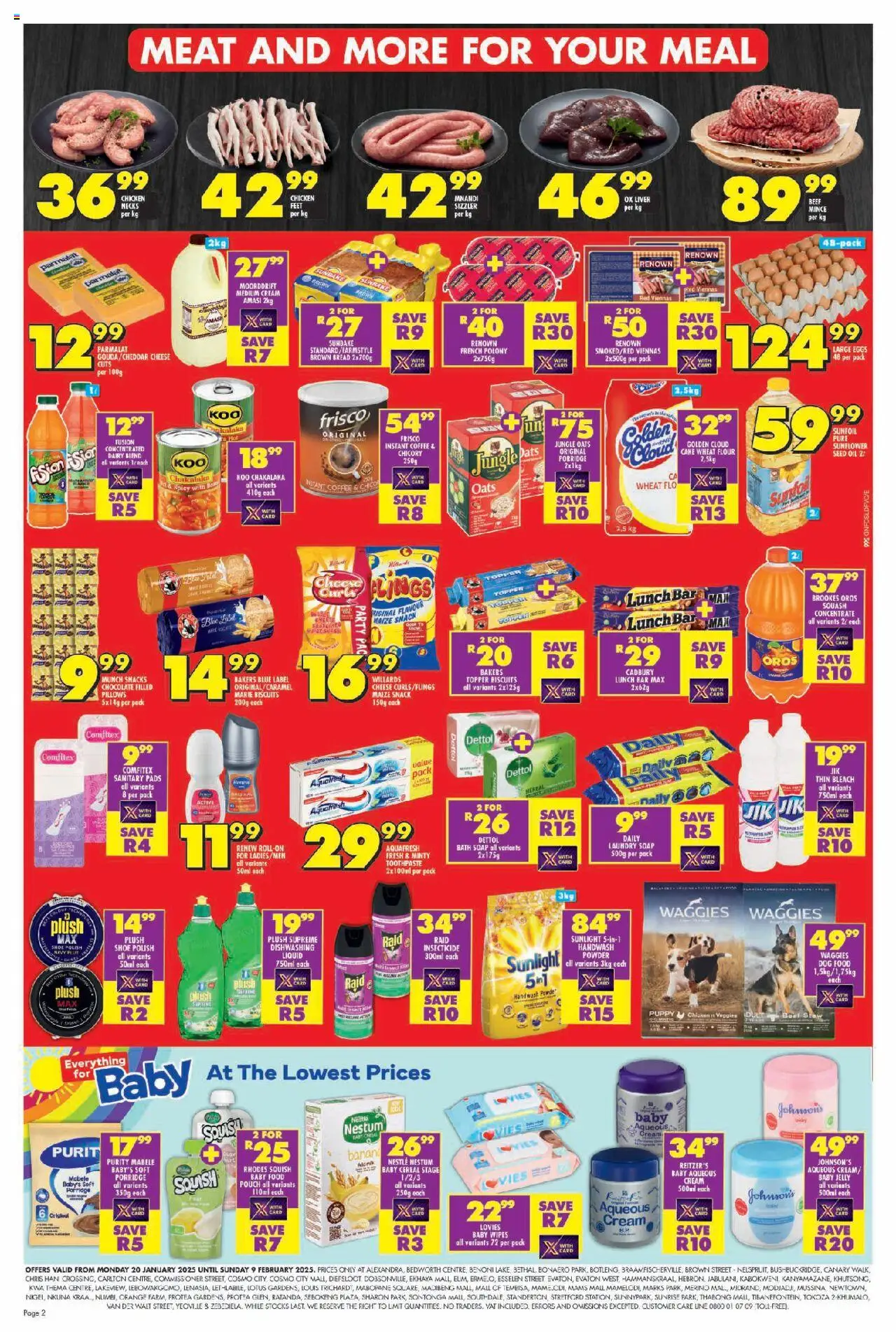 Shoprite Gauteng - Subsidy and Essentials Combo Exclusive 20/01 - 09/02/2025 >> Catalogue - page 2