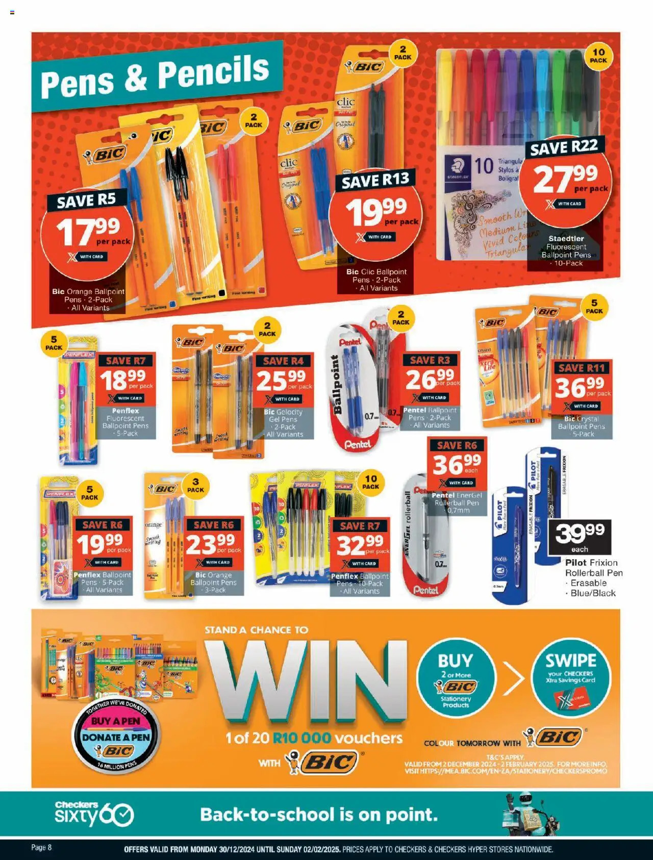 Checkers Back To School Promotion 30/12/2024 - 02/02/2025/2025 >> Catalogue - page 8