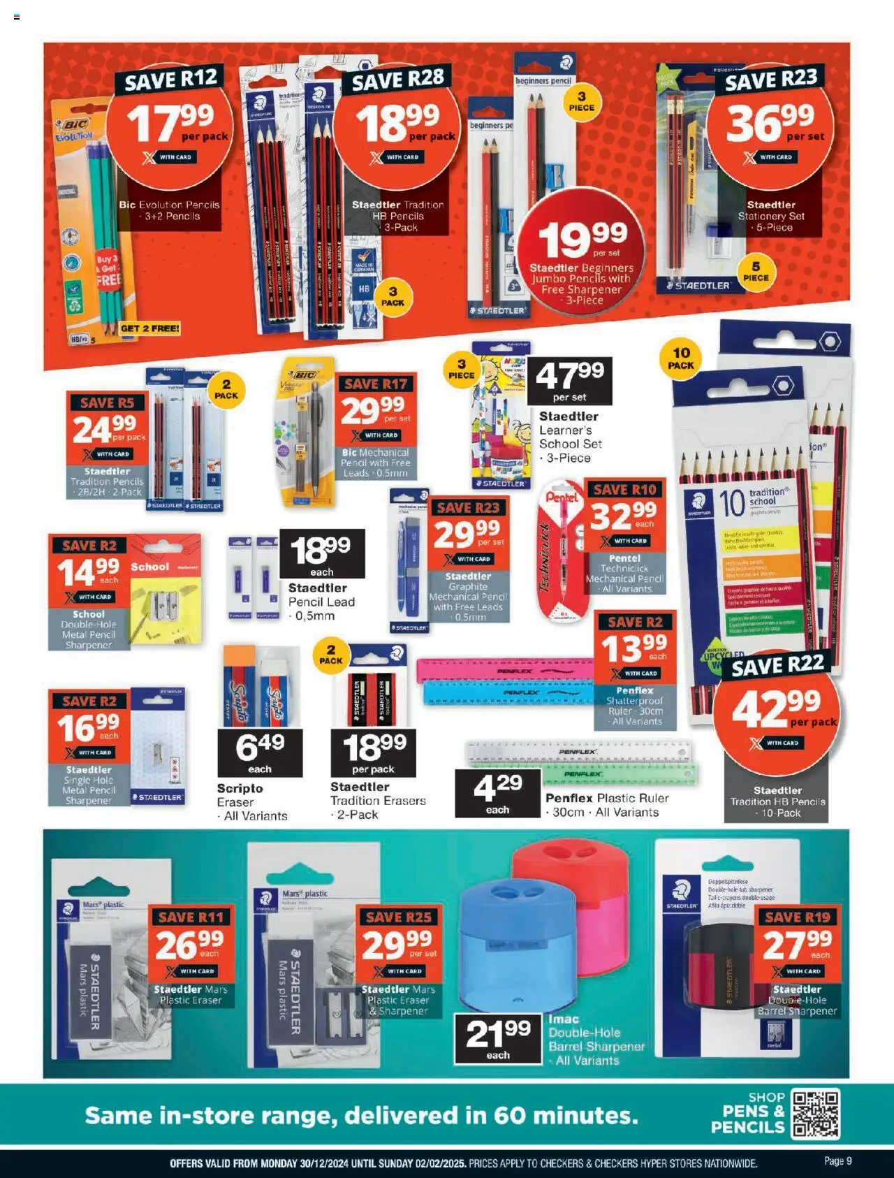 Checkers Back To School Promotion 30/12/2024 - 02/02/2025/2025 >> Catalogue - page 9